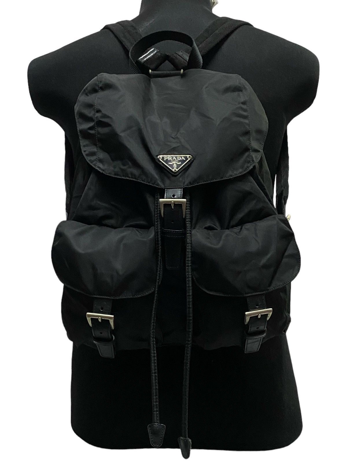 Prada Vintage Prada Tessuto Nylon Mini BackPacks Size ONE SIZE - 2 Thumbnail
