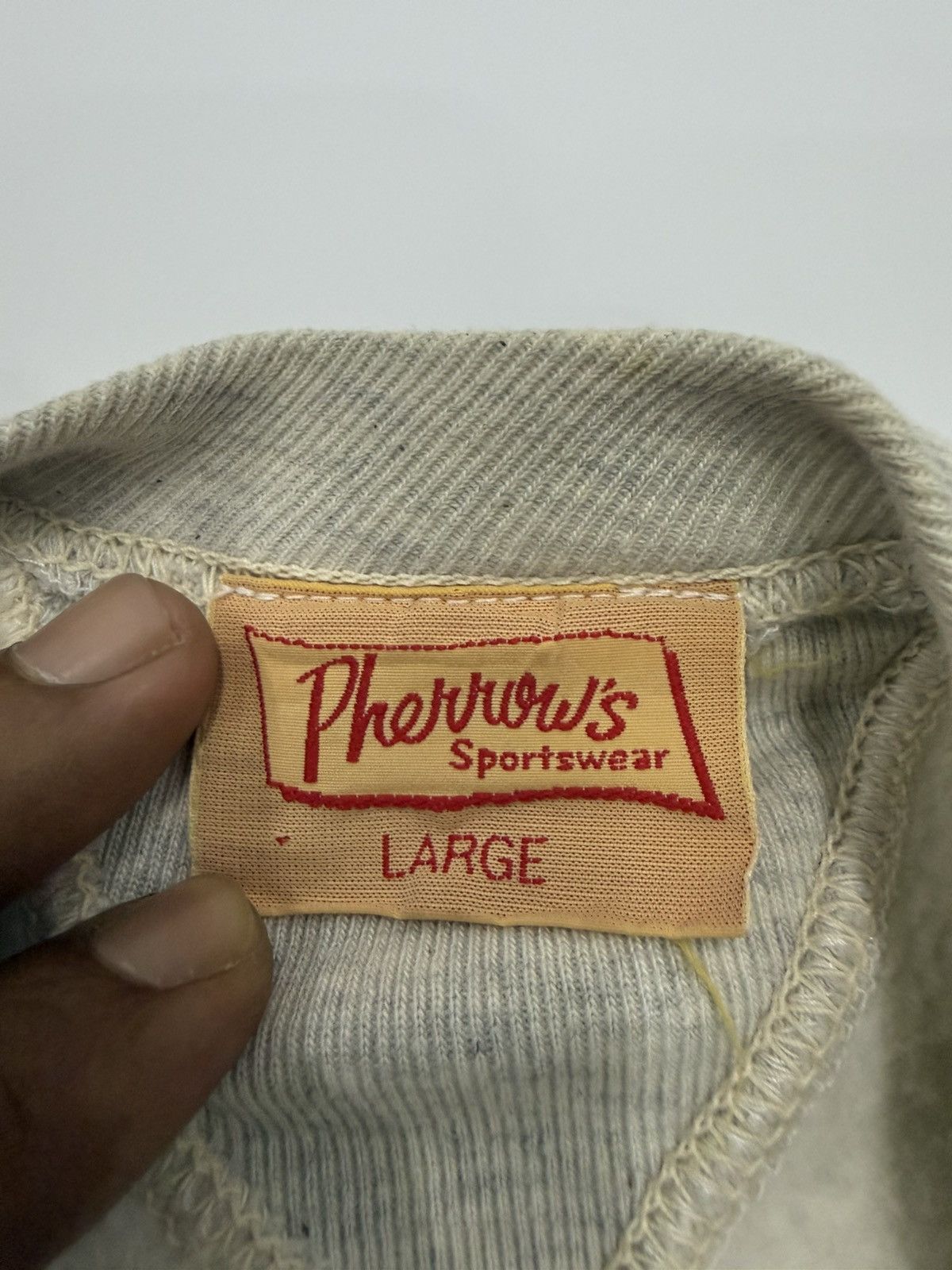 Pherrow's 🔥 90s Pherrow's Japan Heritage Sportwear Heavyweight Cotton Size US M / EU 48-50 / 2 - 5 Thumbnail