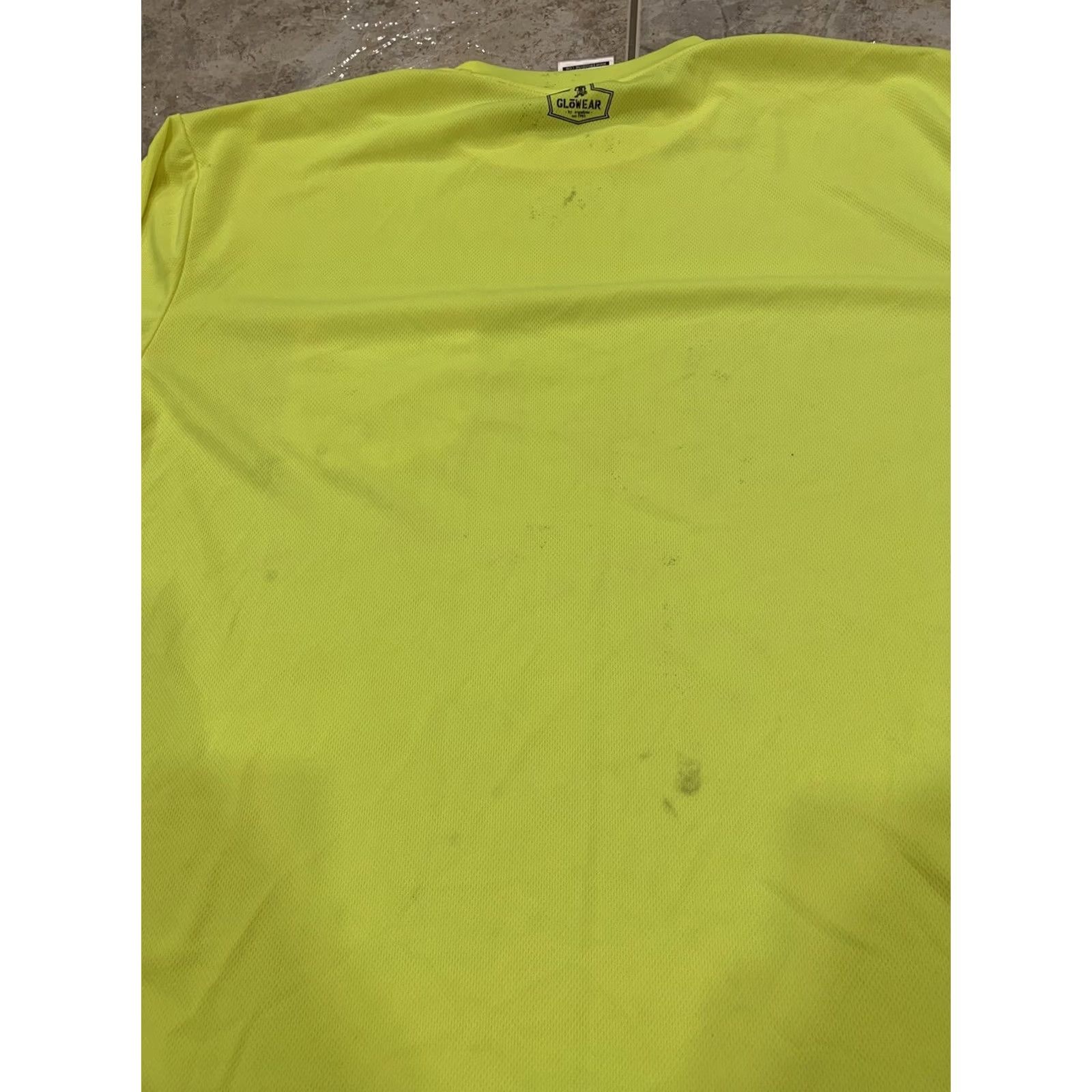 Slowear VINTAGE Glowear Men’s 3XL Hi-Vis Hi-Vis Shirt Long Sleeve Bright Lime Glowear Shirt Mens 3XL Hi-Vis Shirt Size US XXL / EU 58 / 5 - 7 Thumbnail