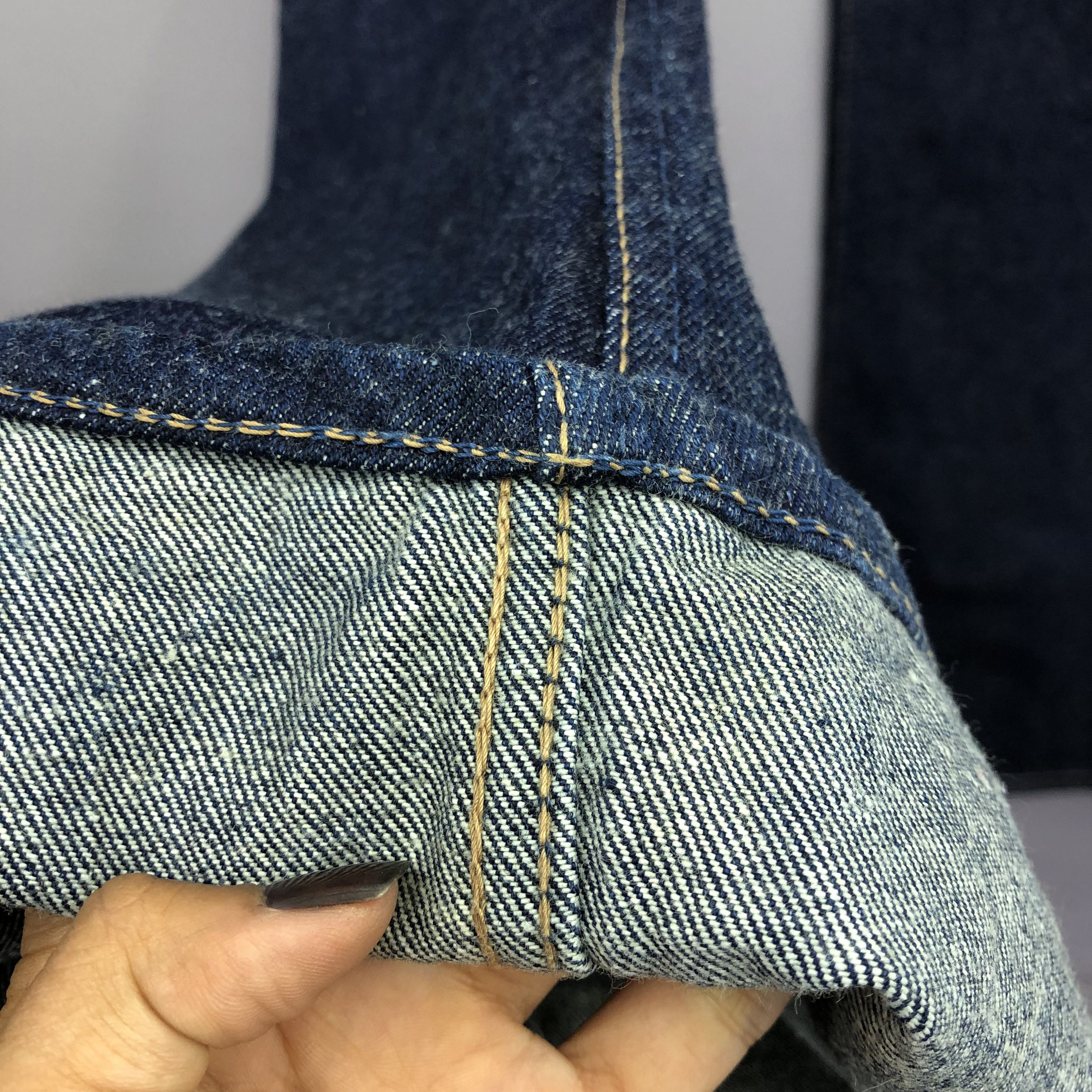 Vintage Vintage 70s Old Chap Super Flare Jeans Espana Wide Leg Denim Size 28" / US 6 / IT 42 - 9 Thumbnail