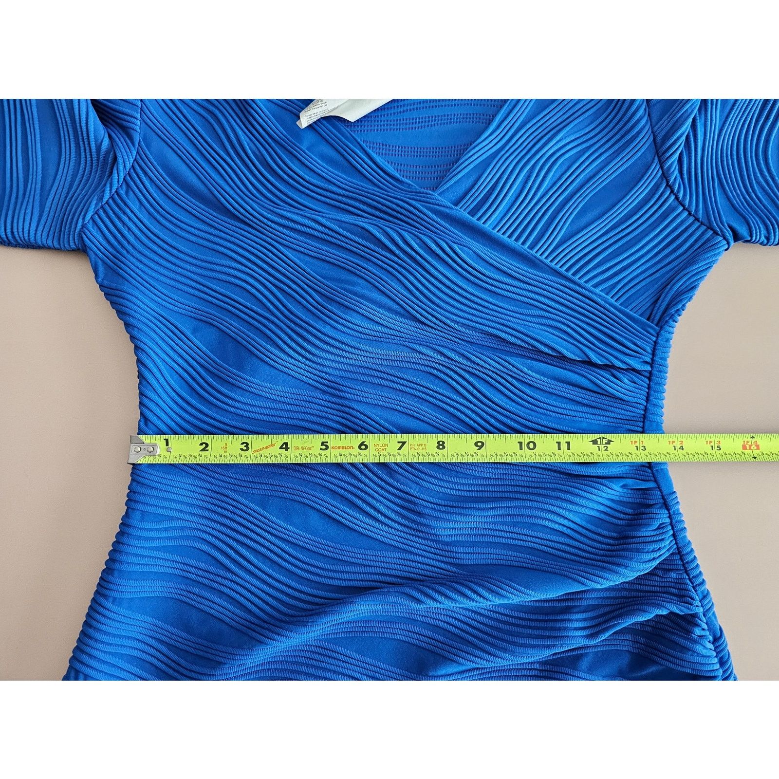 Joseph Ribkoff EUC Joseph Ribkoff Fitted Ruched Sheath Jersey Dress 8 Size M / US 6-8 / IT 42-44 - 6 Thumbnail