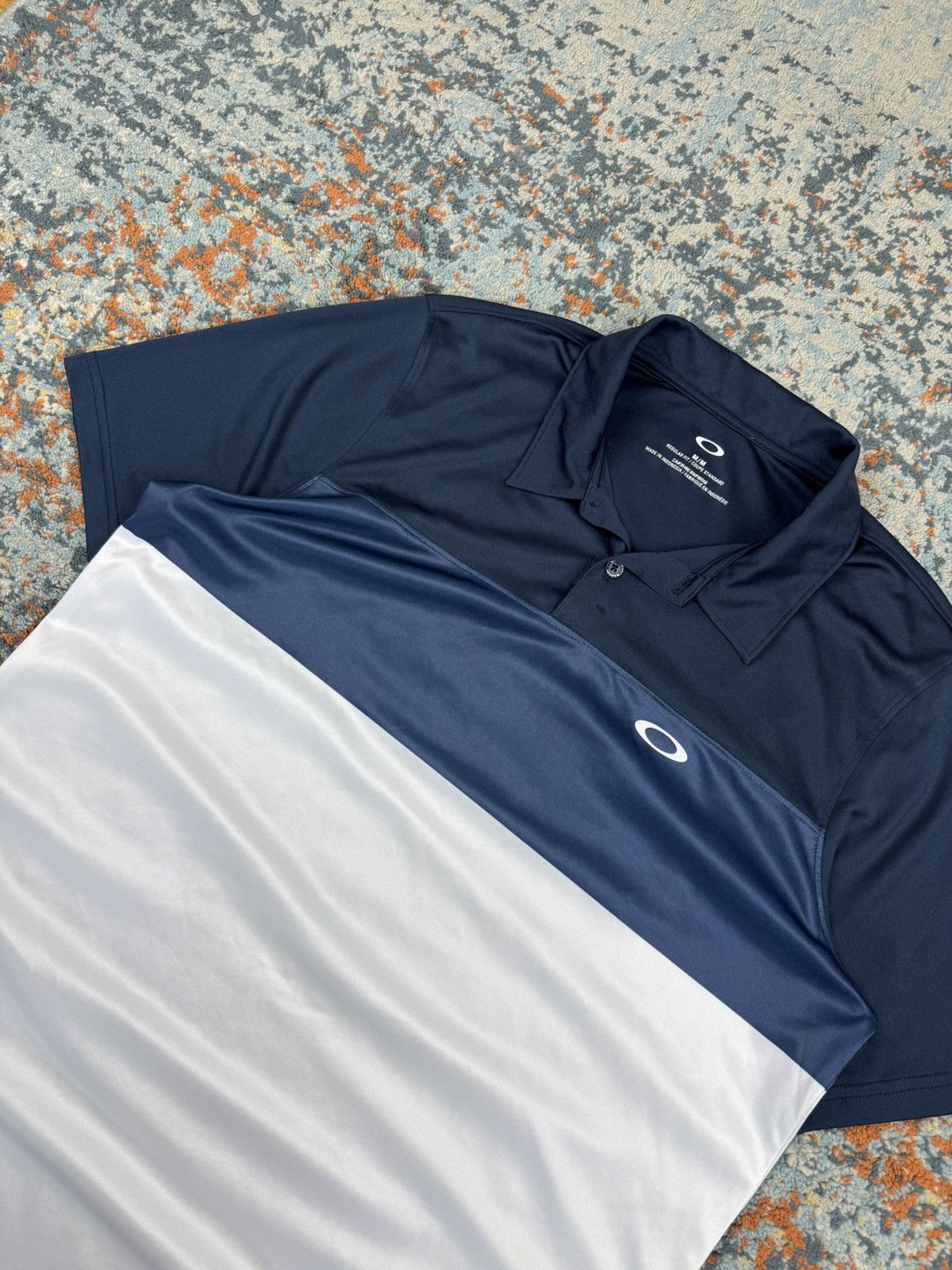 Oakley Oakley striped golfing polo shirt tee logo gorocore Size US M / EU 48-50 / 2 - 4 Thumbnail