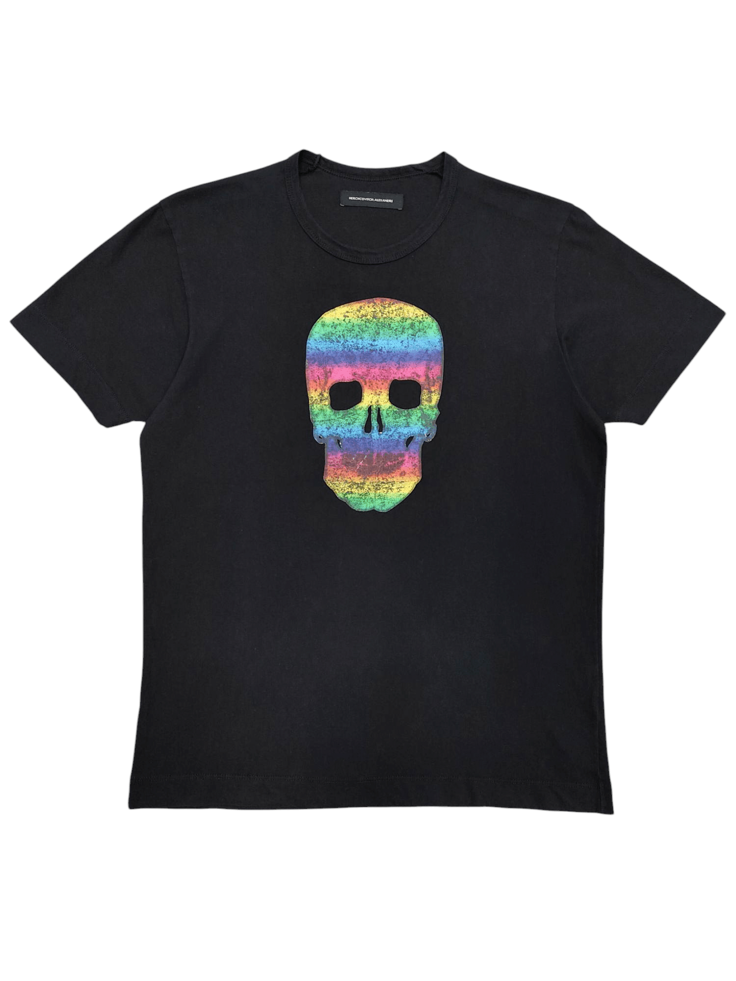 2000s Alexandre Herchcovitch🔥Rainbow Skull Graphic Tshirt