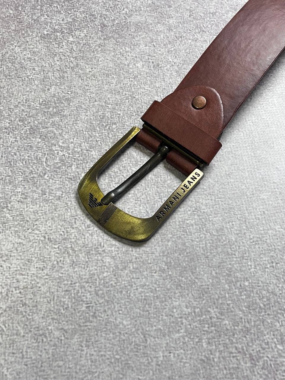 Armani Vintage Armani Jeans Spellout Belt Os Size 36 - 3 Thumbnail
