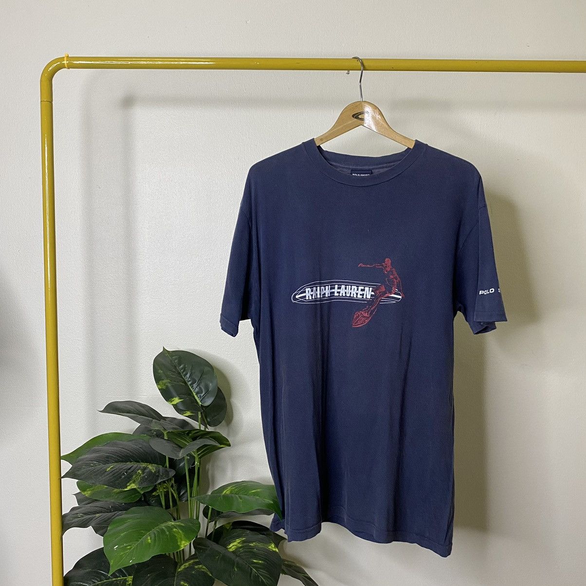 Ralph Lauren × Vintage Vintage 1990s Polo Ralph Lauren x Silver Surfer T Shirt Size US L / EU 52-54 / 3 - 1 Thumbnail