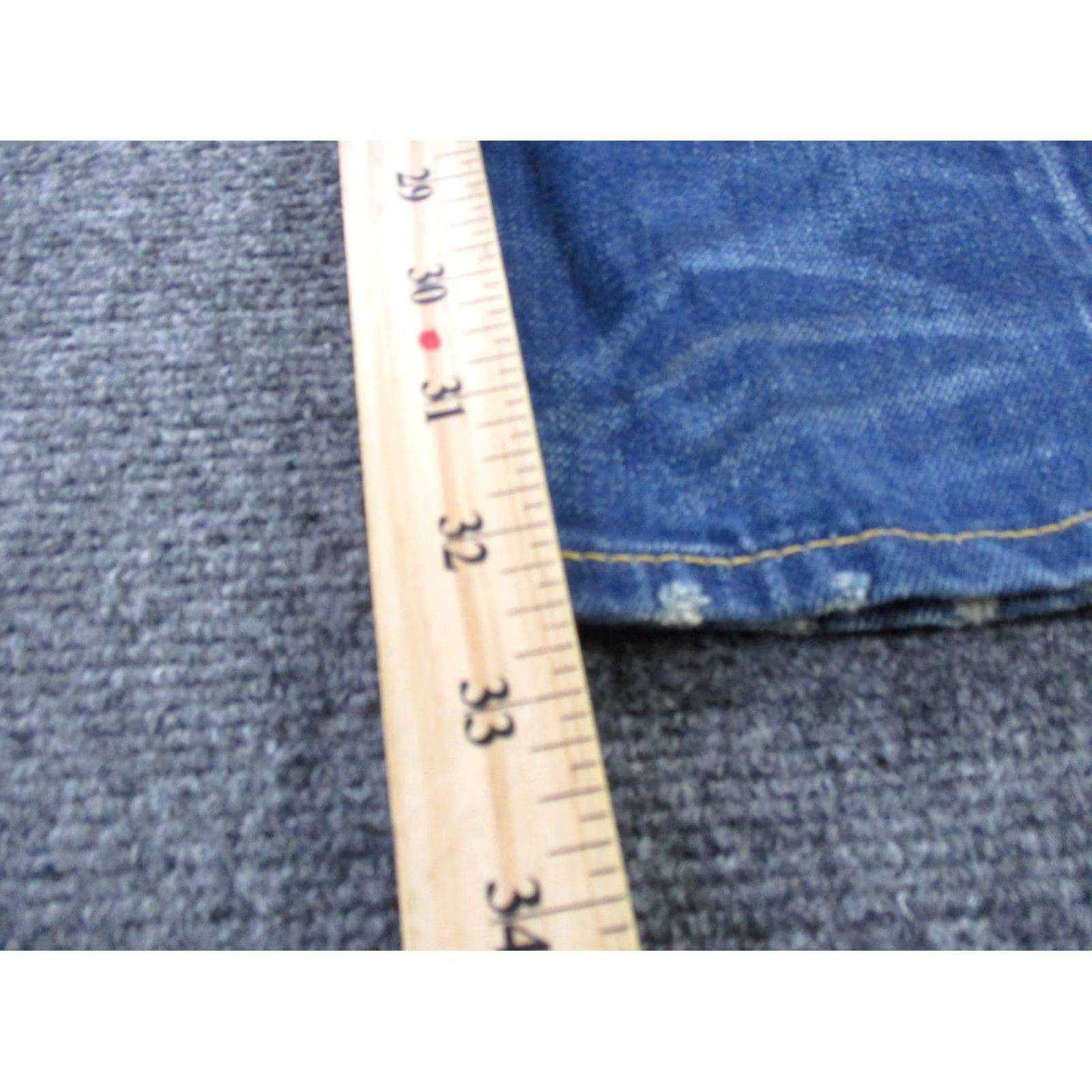 Vintage RRL Ralph Lauren Jeans Men 29 X 32 Denim Slim Straight Blue Denim Jeans Men 29 X 32, Selvedge, Regular, Button, Logo, 90s? Size US 29 - 4 Thumbnail