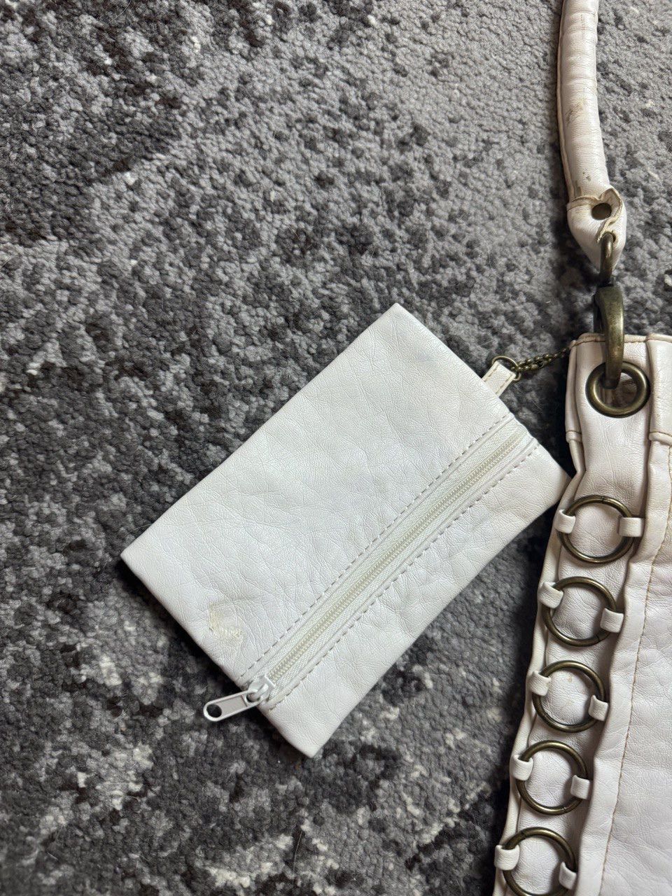 Japanese Brand × Vintage Vintage Y2K Leather Style Metal Rings Opium Owens Style Bag Size ONE SIZE - 4 Thumbnail
