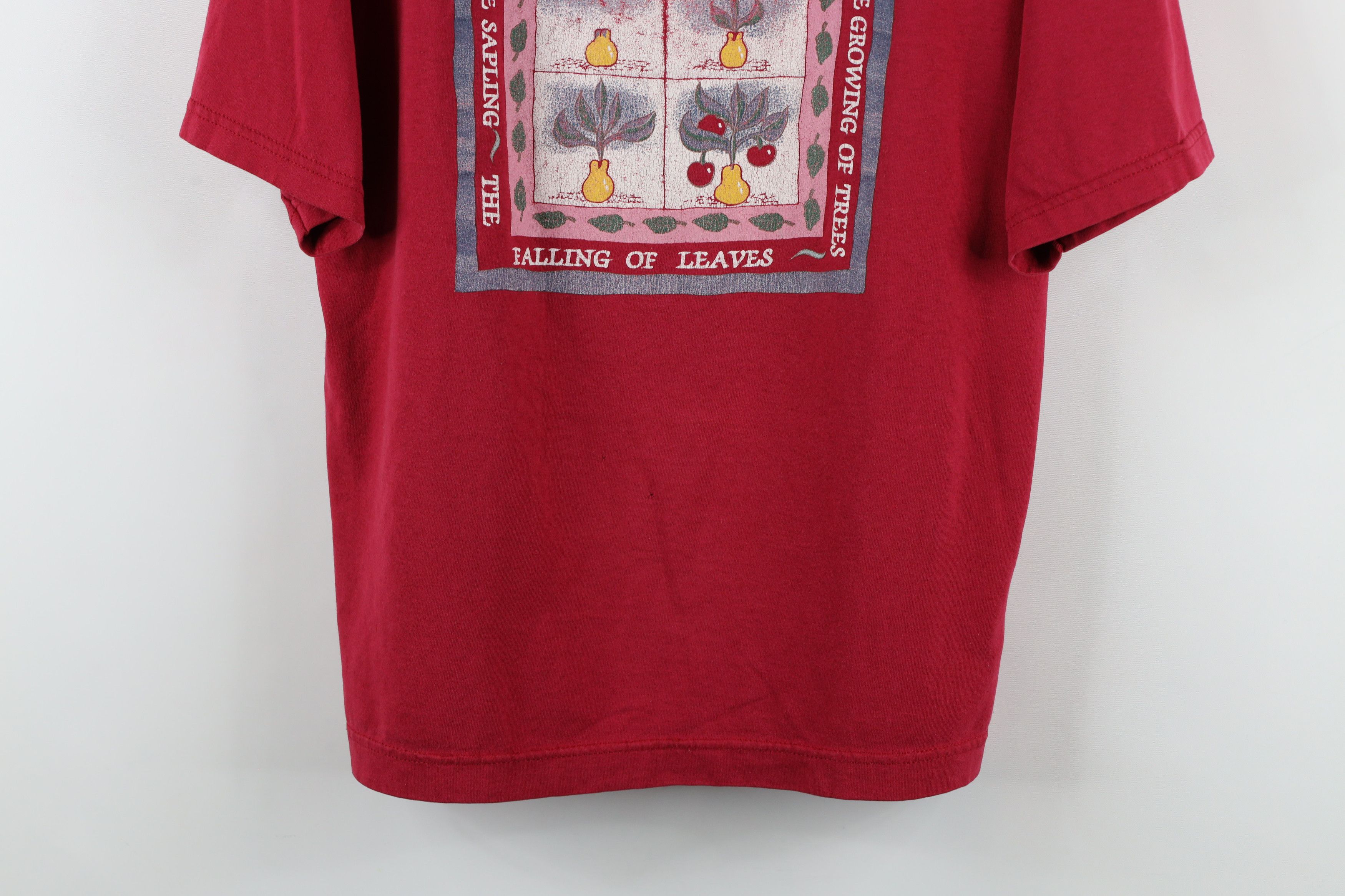 Vintage Vintage 90s Country Primitive Garden Apple Tree T-Shirt USA Size L / US 10 / IT 46 - 3 Thumbnail