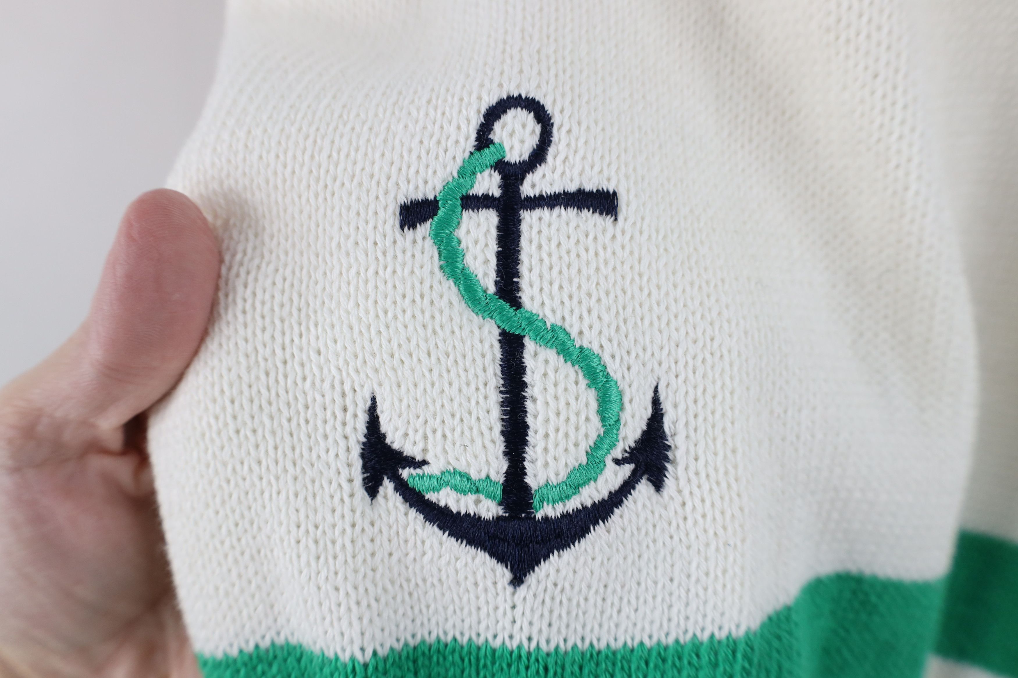 Vintage Vintage 70s Streetwear Boat Anchor Sailing Sweater Vest USA Size L / US 10 / IT 46 - 4 Thumbnail