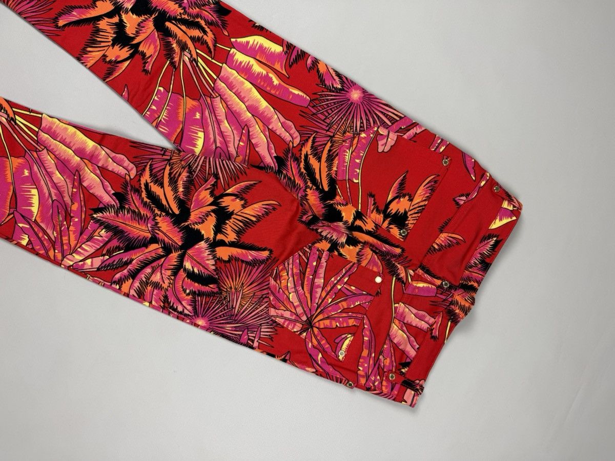 Versace Versace H&M Ladies Floral Pattern Ankle Zip Jeans Pants Size 28" / US 6 / IT 42 - 22 Thumbnail