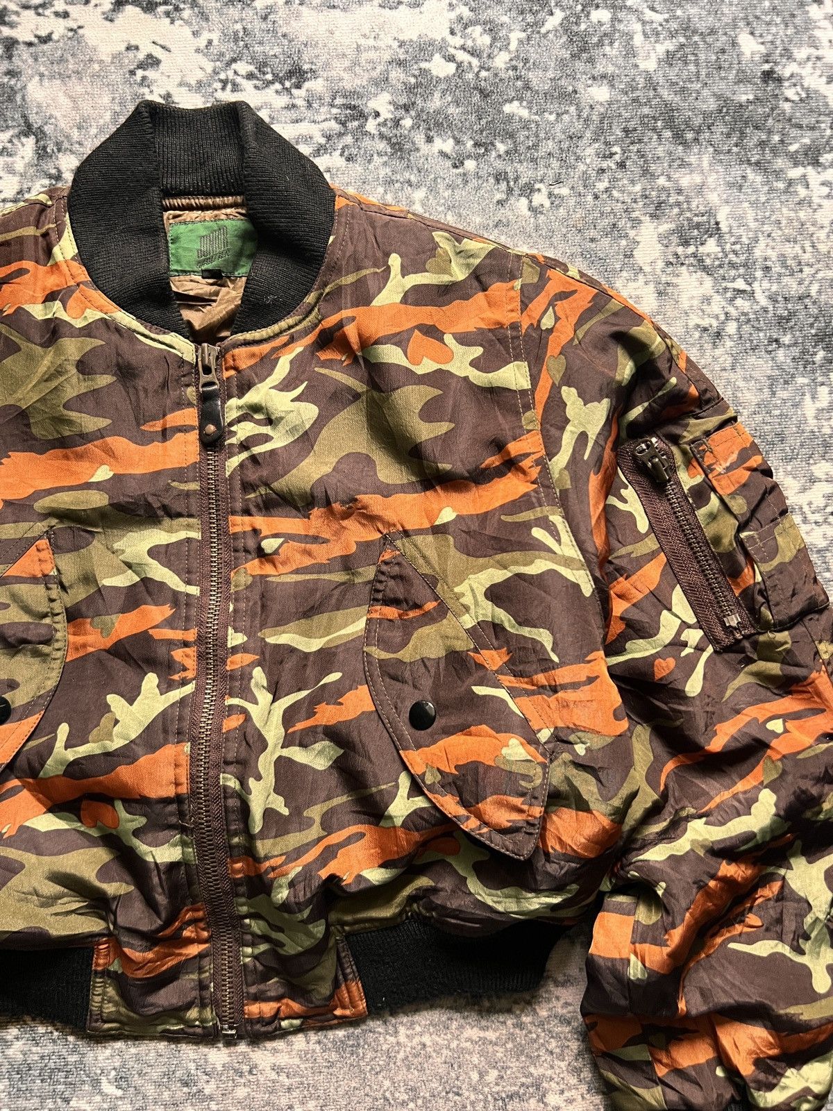 Jean Paul Gaultier Jean Paul Gaultier MA-1 Camo Junior Gaultier Bomber Jacket Size US XS / EU 42 / 0 - 5 Thumbnail