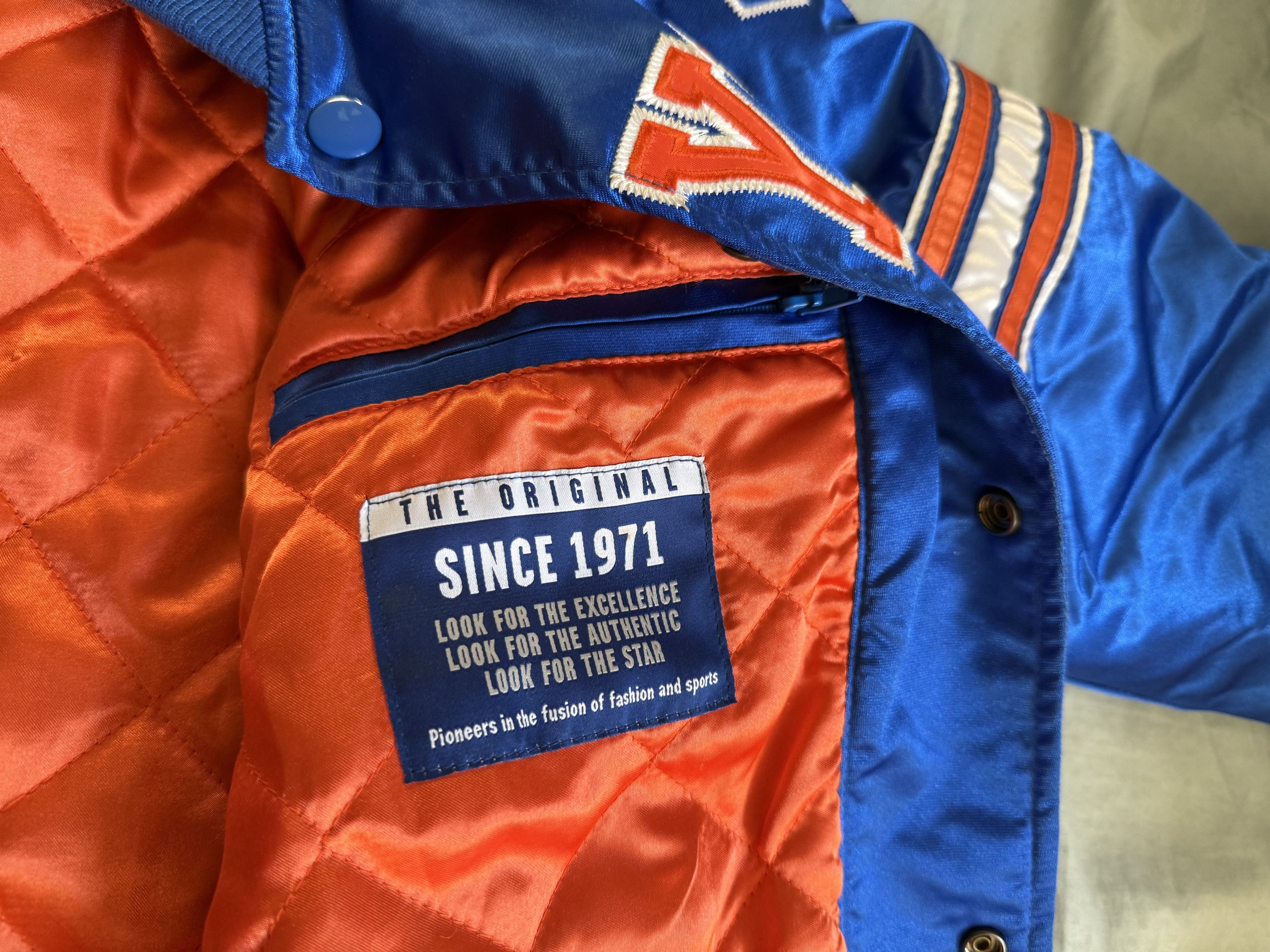Starter Starter New York Knicks Satin Bomber Jacket Medium Size US M / EU 48-50 / 2 - 6 Thumbnail