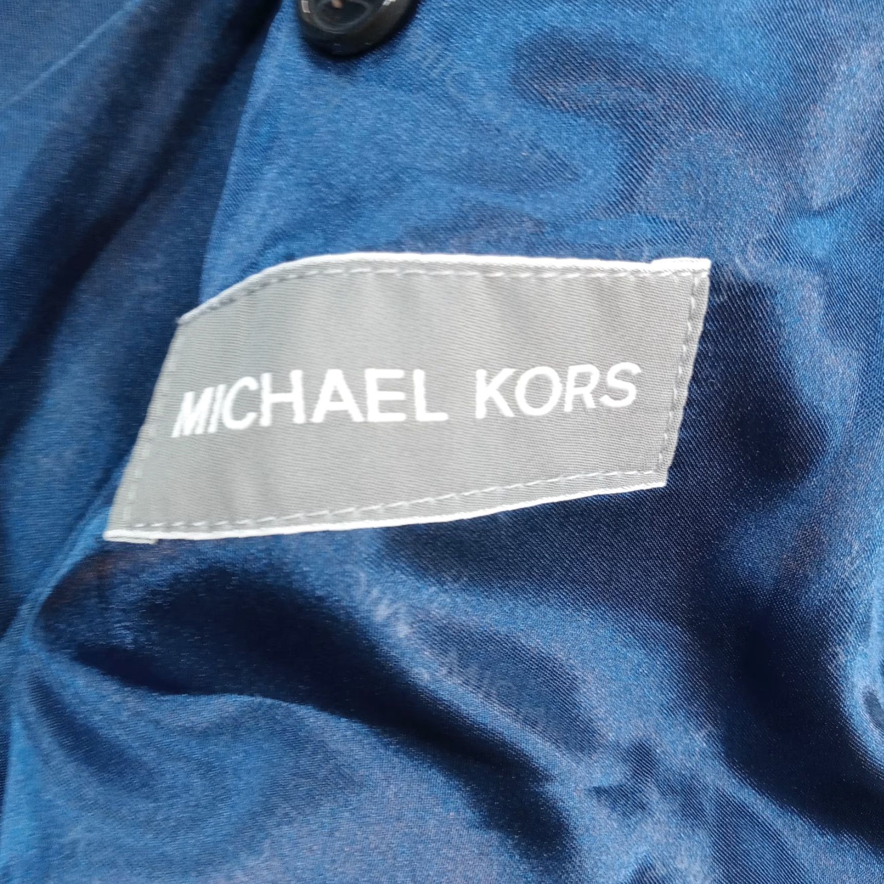 Michael Kors Michael Kors Madison Overcoat Jacket Mens 40S Gray Button Coat Lined Wool Blend Coat Mens 40 Gray Vintage No Size US XXS / EU 40 - 6 Thumbnail