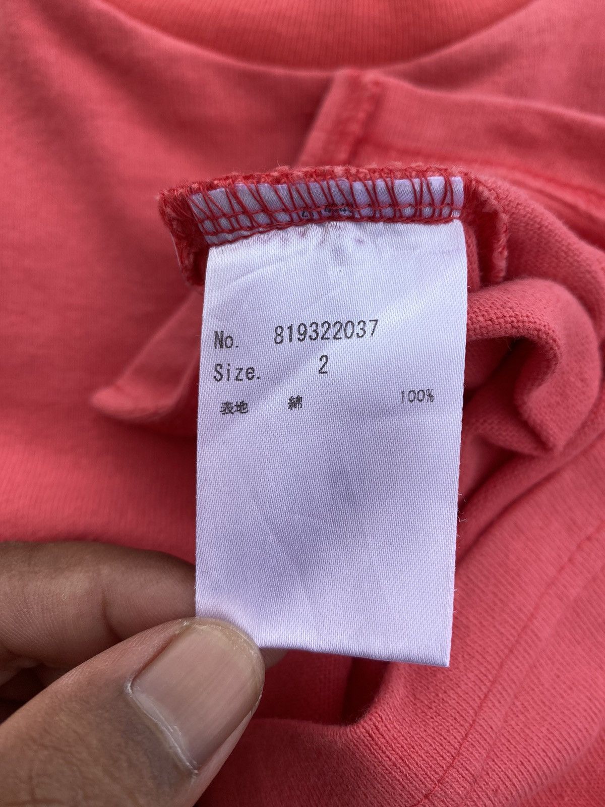 Number (N)ine Rare Number Nine Japanese Brand Pink Tshirt Size US M / EU 48-50 / 2 - 12 Thumbnail