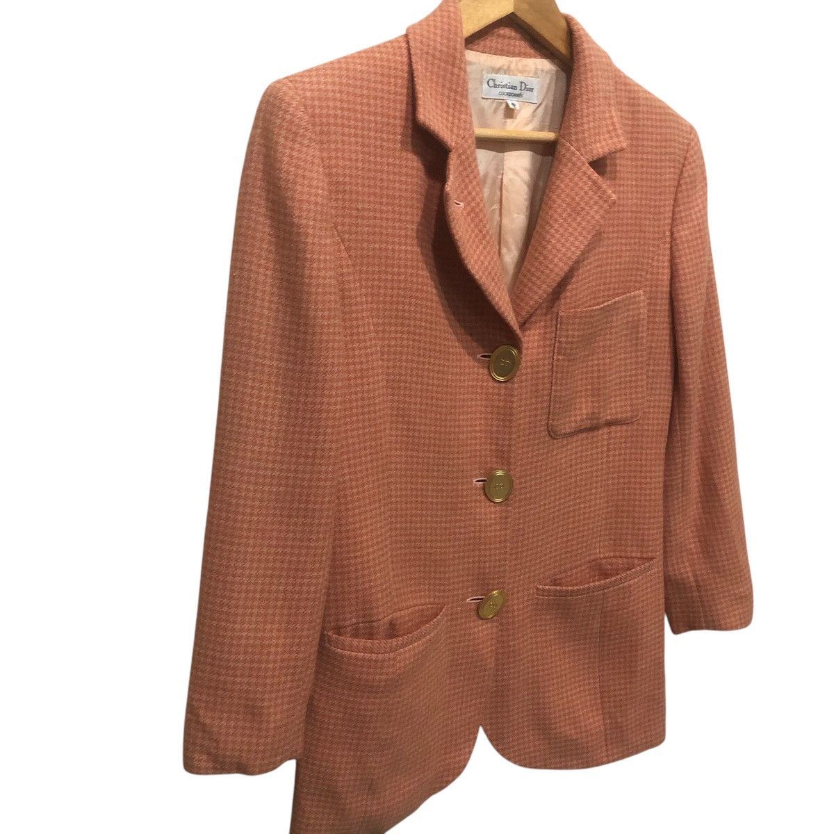 Christian Dior Monsieur × Dior Christian Dior Coordonnes Wool Check Tweet Blazer Size S / US 4 / IT 40 - 2 Thumbnail