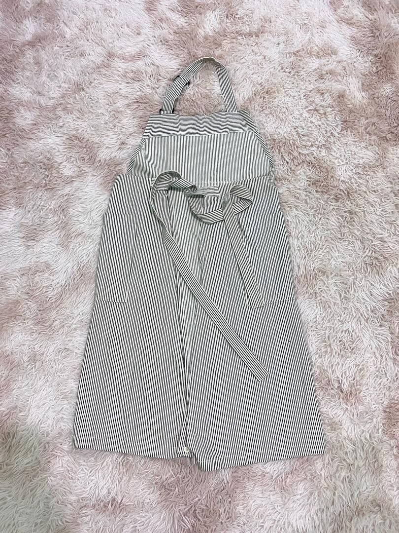 Issey Miyake Vintage 90’s Issey Miyake Hickory Denim Apron Pants Size ONE SIZE - 3 Thumbnail