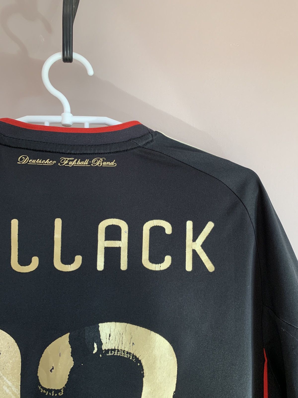 Adidas Germany 2010 Football Shirt Adidas Vintage Soccer BALLACK Size US M / EU 48-50 / 2 - 9 Thumbnail