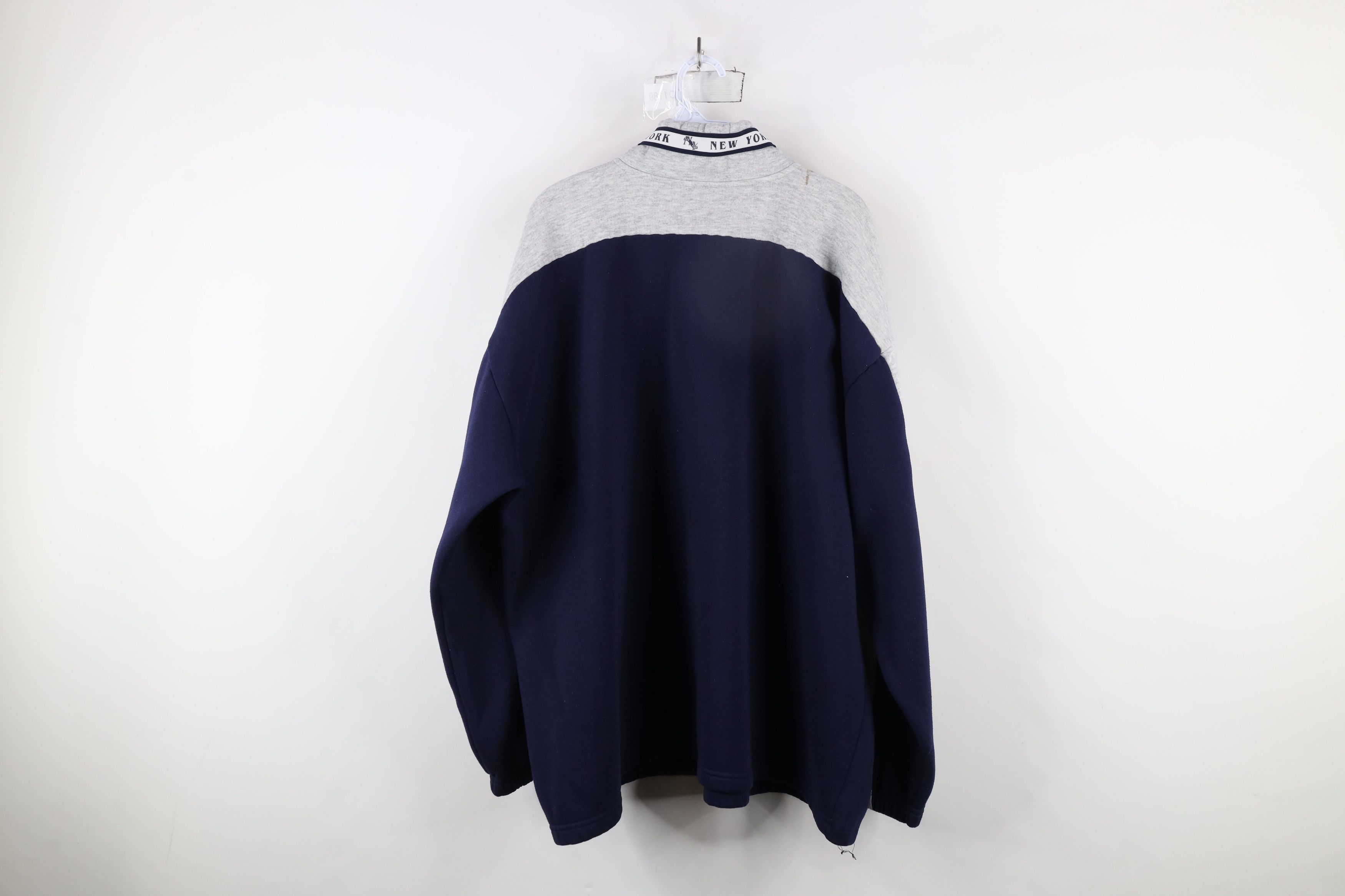 Vintage Vintage 90s Streetwear Spell Out Script New York Sweatshirt Size US XXL / EU 58 / 5 - 12 Thumbnail