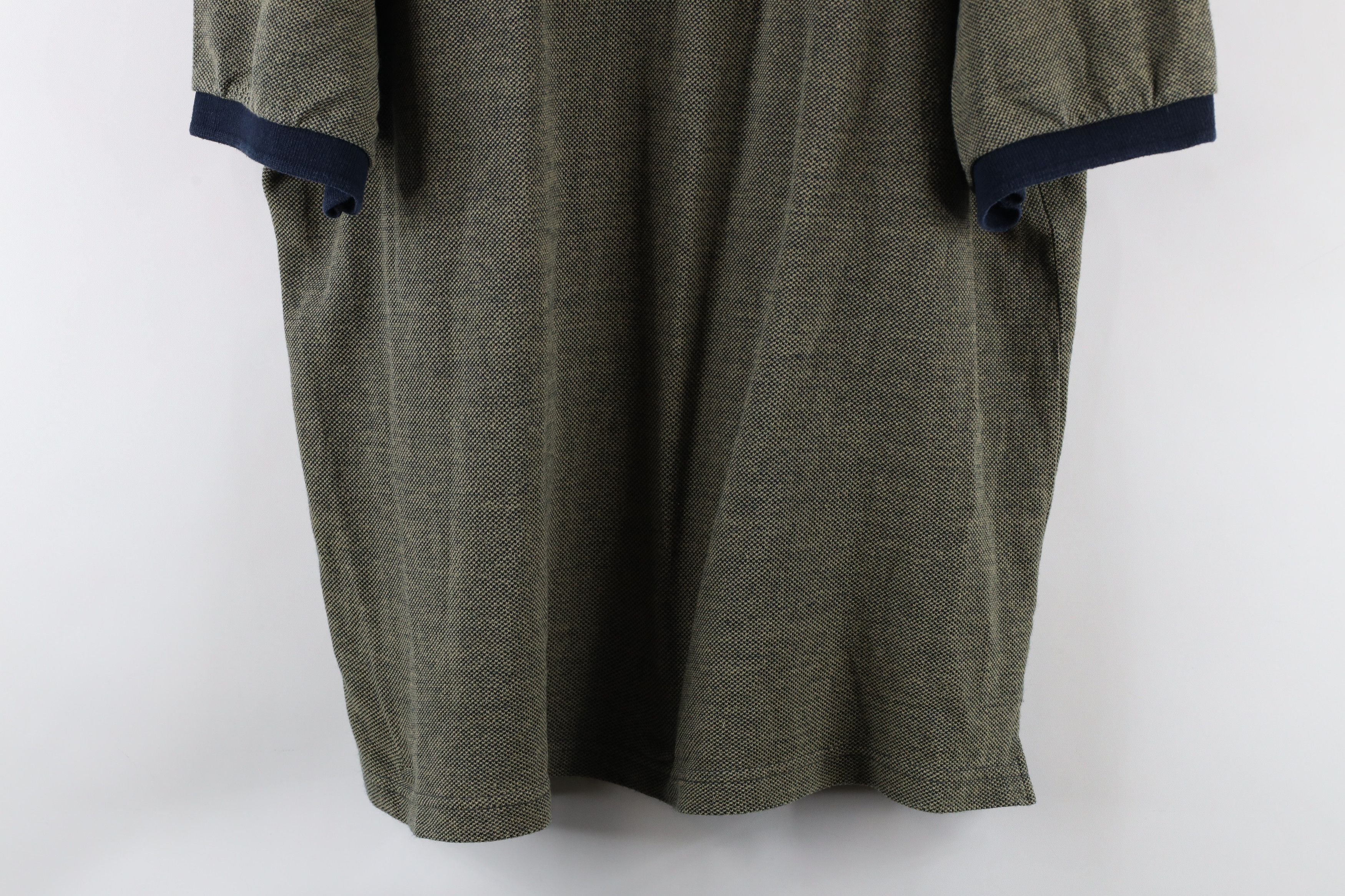 Vintage Vintage 90s Streetwear Waffle Knit Collared Golf Polo Size US L / EU 52-54 / 3 - 3 Thumbnail
