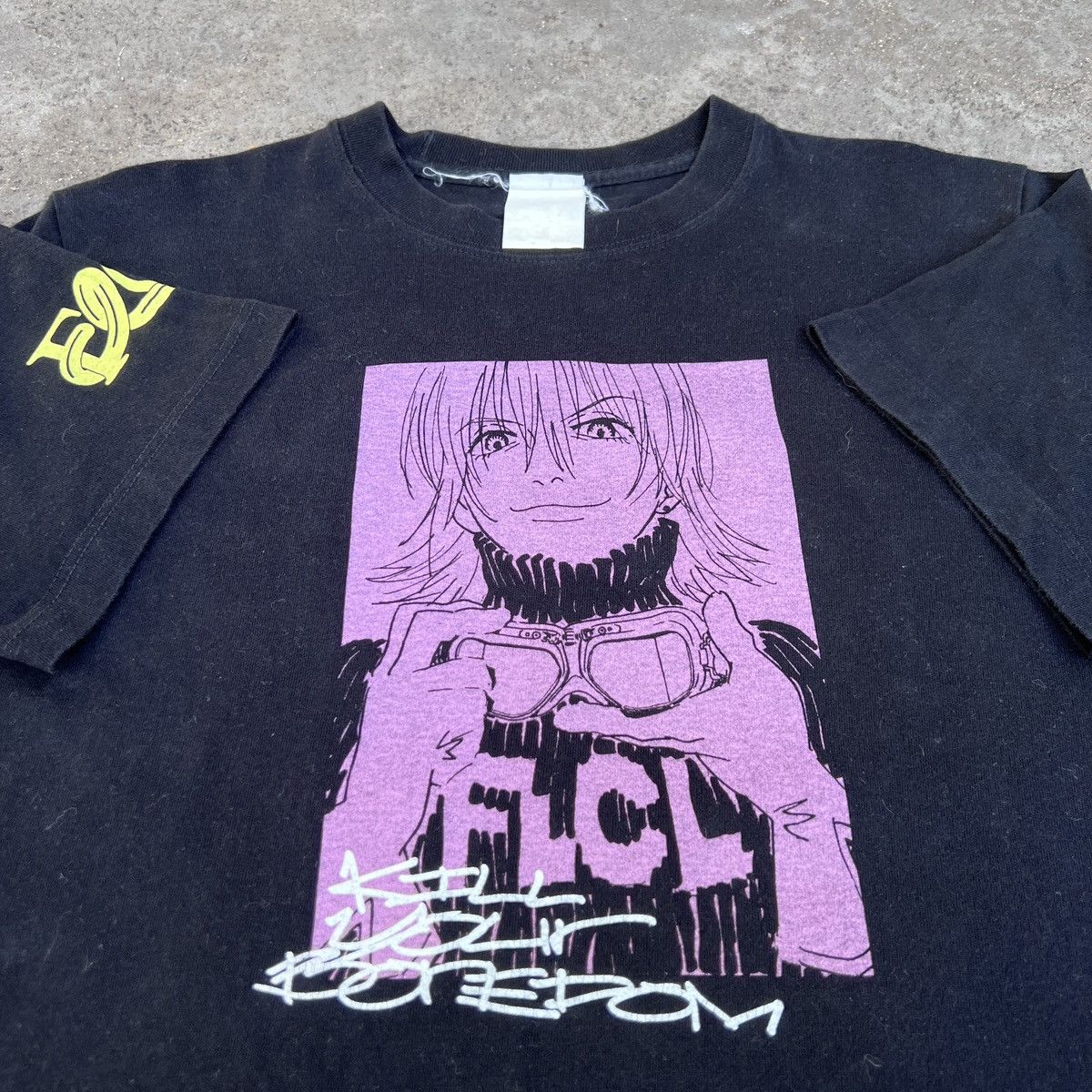 Vintage FLCL Anime FOOLY COOLY Promo Tee Size M