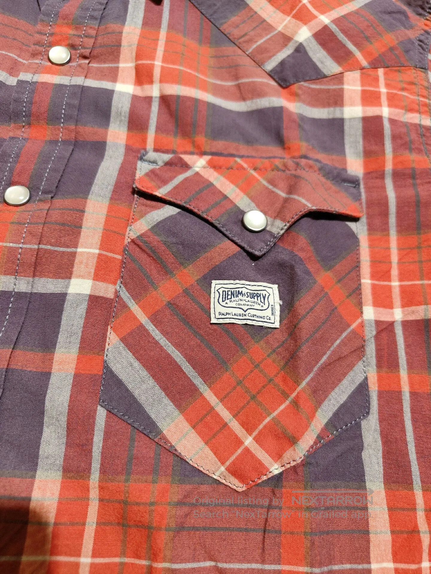 RRL Ralph Lauren RRL Western Plaid Shirt Polo Ralph Lauren. Size US M / EU 48-50 / 2 - 3 Thumbnail