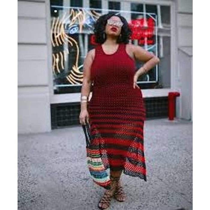 Zara Zara Studio Red Black Linen Maxi Long Knit Crochet Dress Grailed