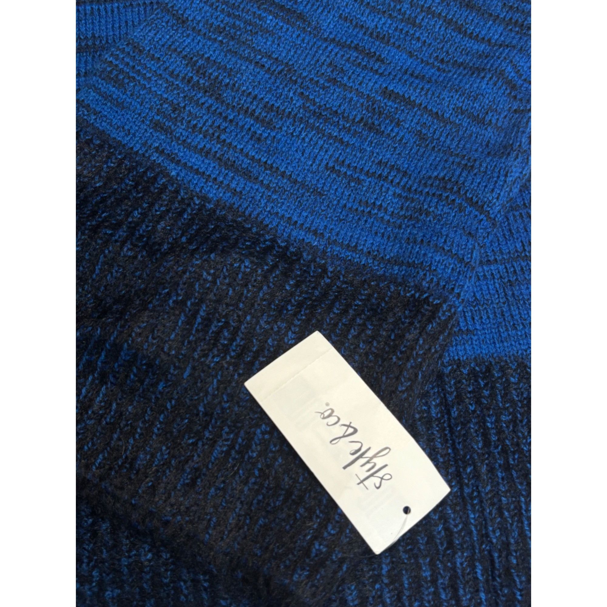 Other Style & Co Marled Colorblocked Sweater, Sea Captain Combo (B Size XL / US 12-14 / IT 48-50 - 12 Thumbnail