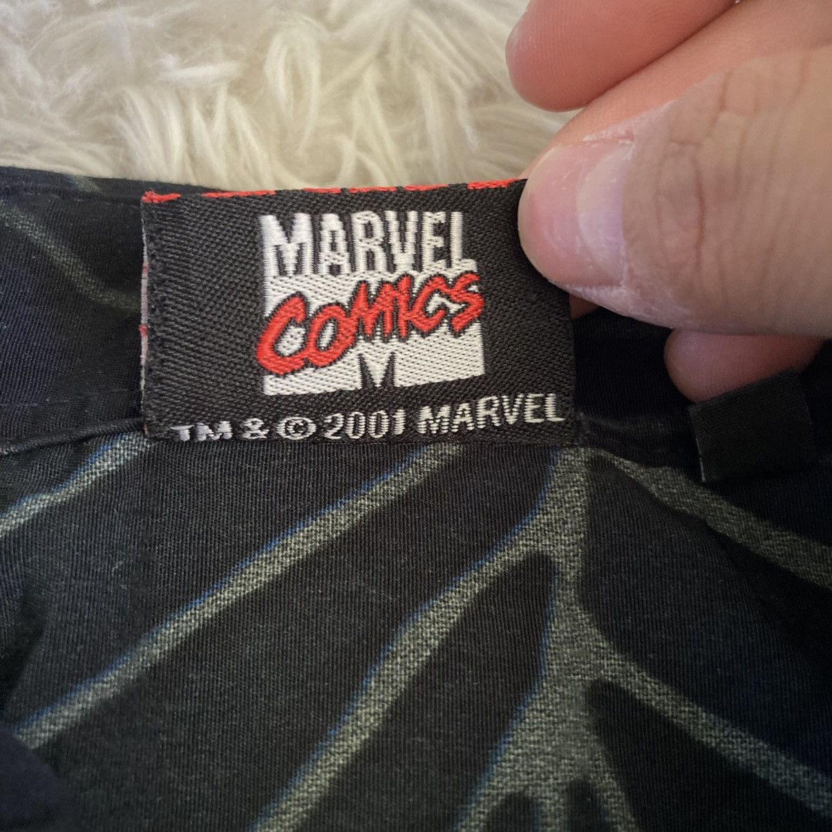 Marvel Comics Vintage Spider Man 2001s 🕷️✨ Size US L / EU 52-54 / 3 - 4 Thumbnail