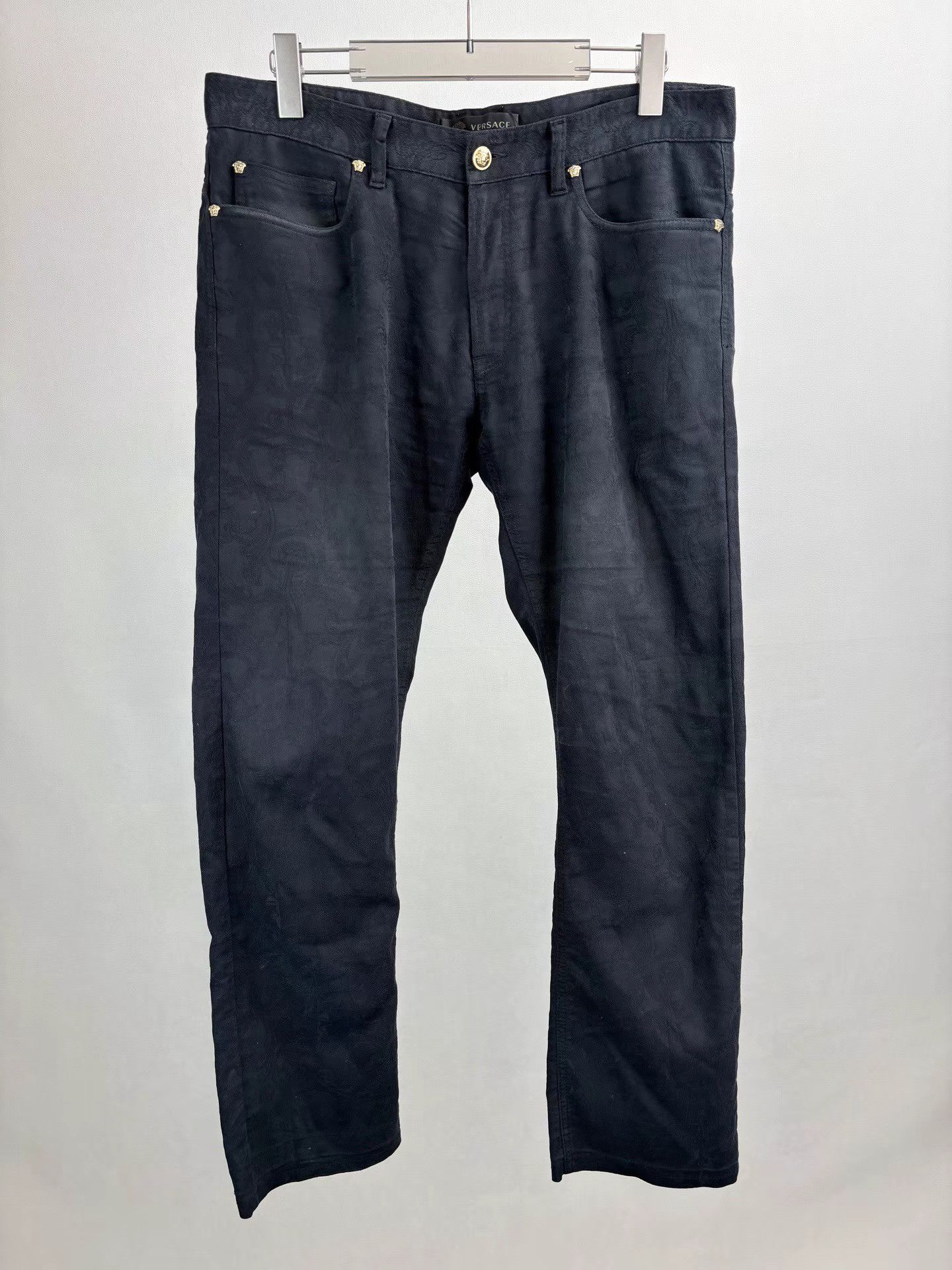 Versace VERSACE Jacquard Denim Jeans Size US 34 / EU 50 - 1 Thumbnail