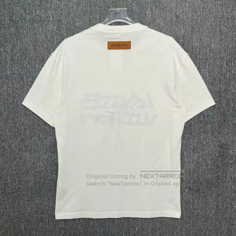 Louis Vuitton Louis Vuitton White Cotton Men's T-Shirt . Size US L / EU 52-54 / 3 - 2 Thumbnail