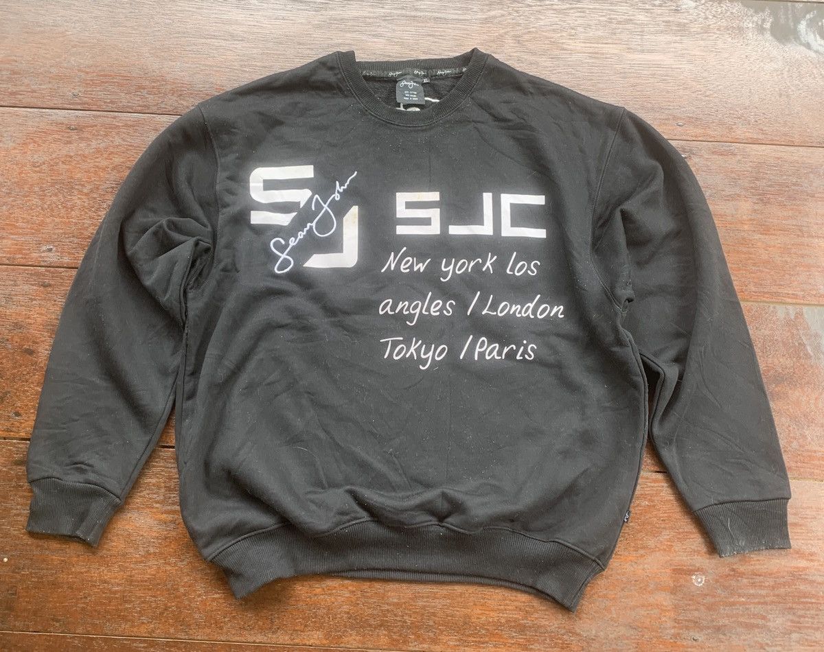 Designer × Sean John Sean John SJC embroidery logo lion black sweatshirt Size US XL / EU 56 / 4 - 1 Thumbnail
