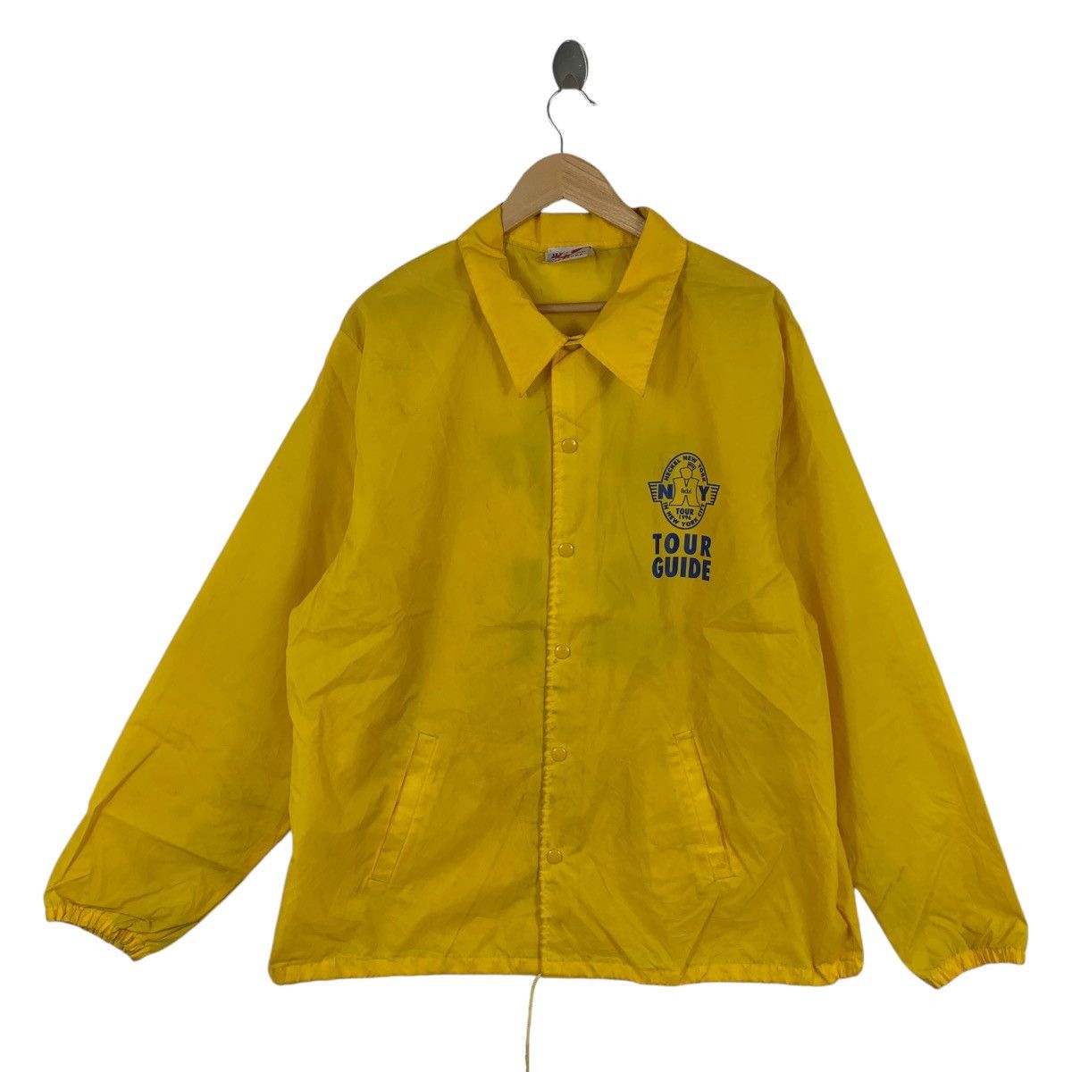 Other Vintage 1996 HECKEL NEW YORK Tour Guide Jacket Windbreaker Size US XL / EU 56 / 4 - 1 Thumbnail