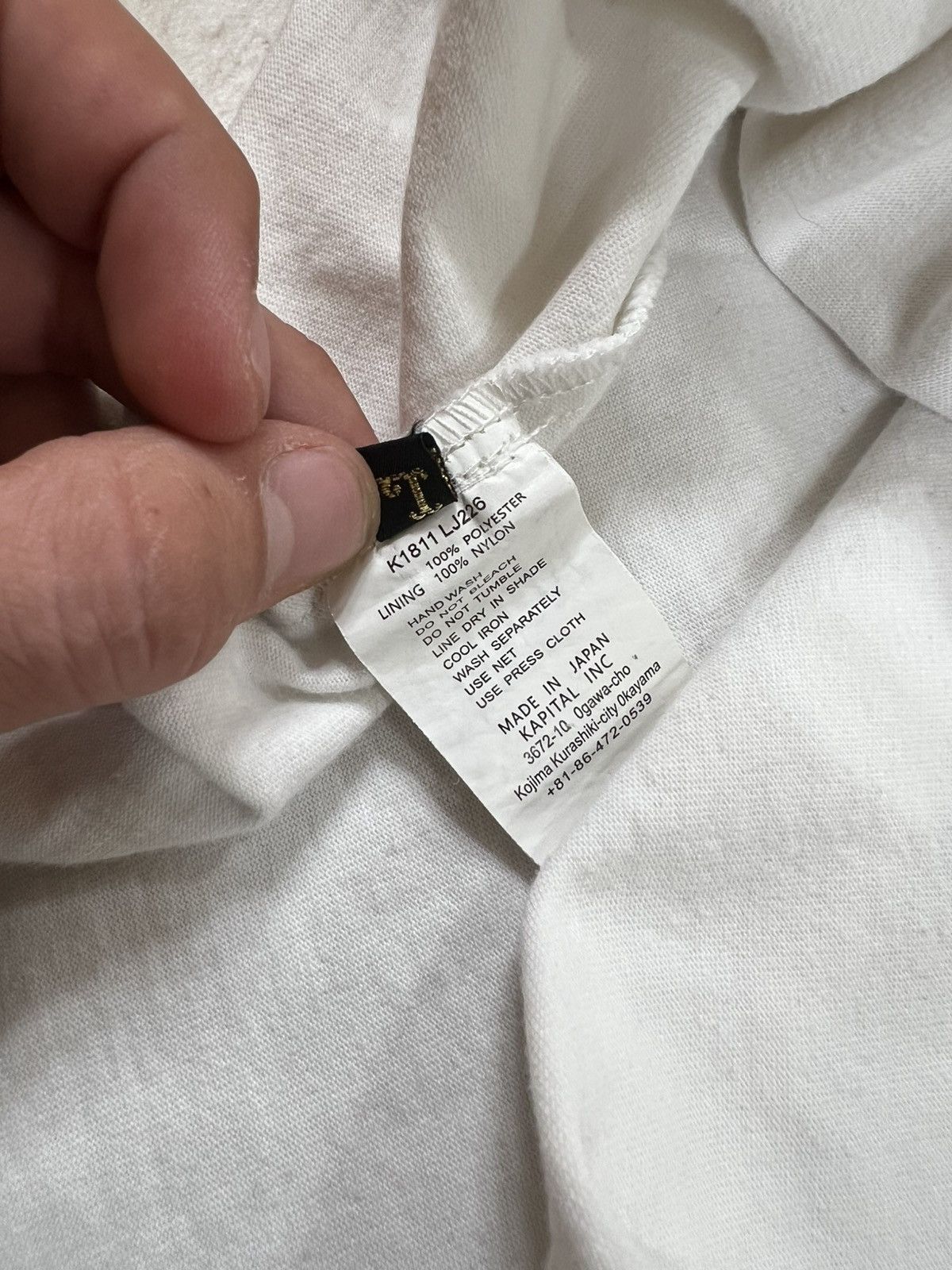 Kapital Kapital 88 Ripped Elbow Smiley Face Long Sleeve Jersey Size US M / EU 48-50 / 2 - 9 Thumbnail