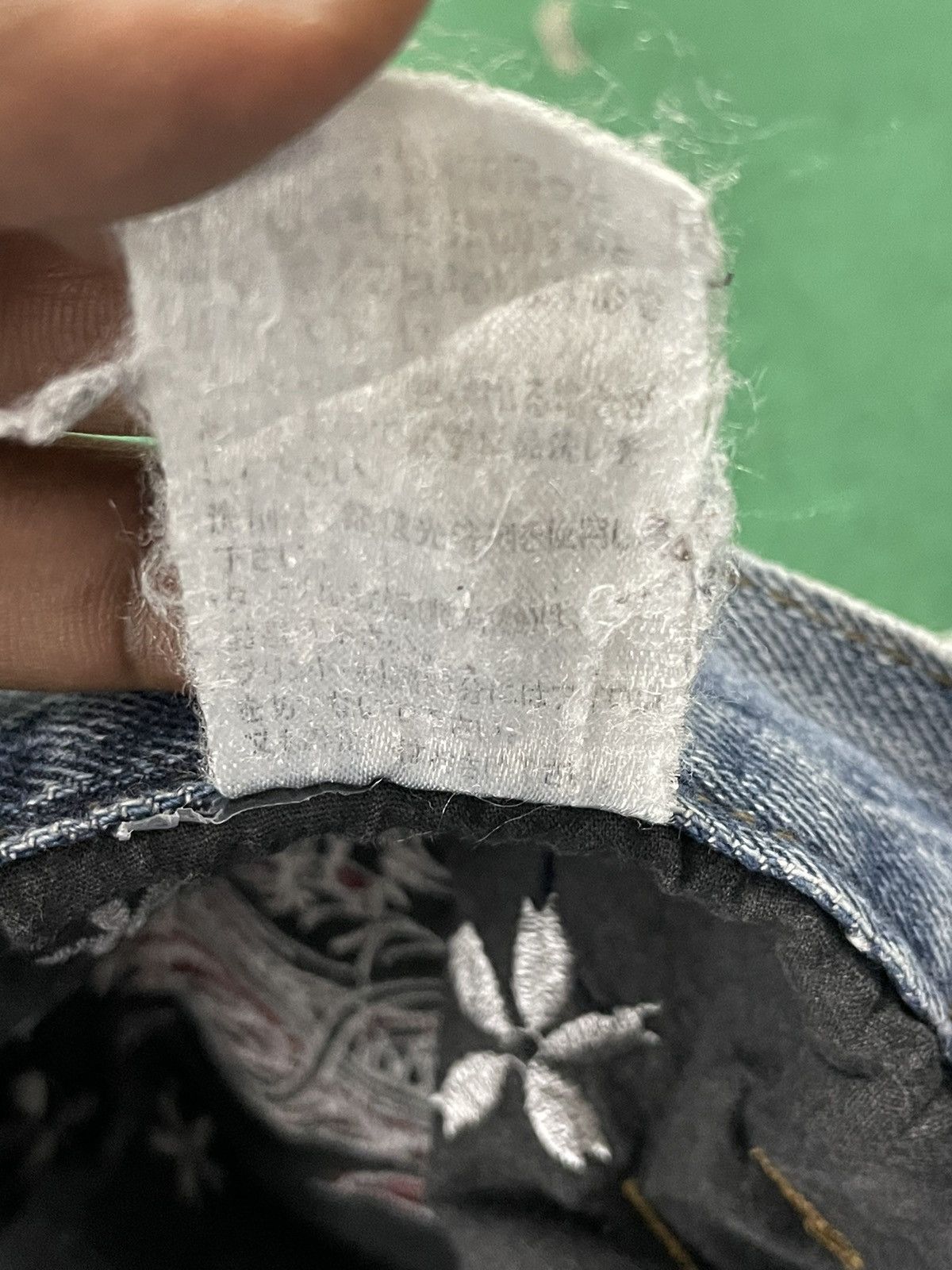 Japanese Brand Rare Japanese Dragon Embroidery Jeans Size US 34 / EU 50 - 13 Thumbnail