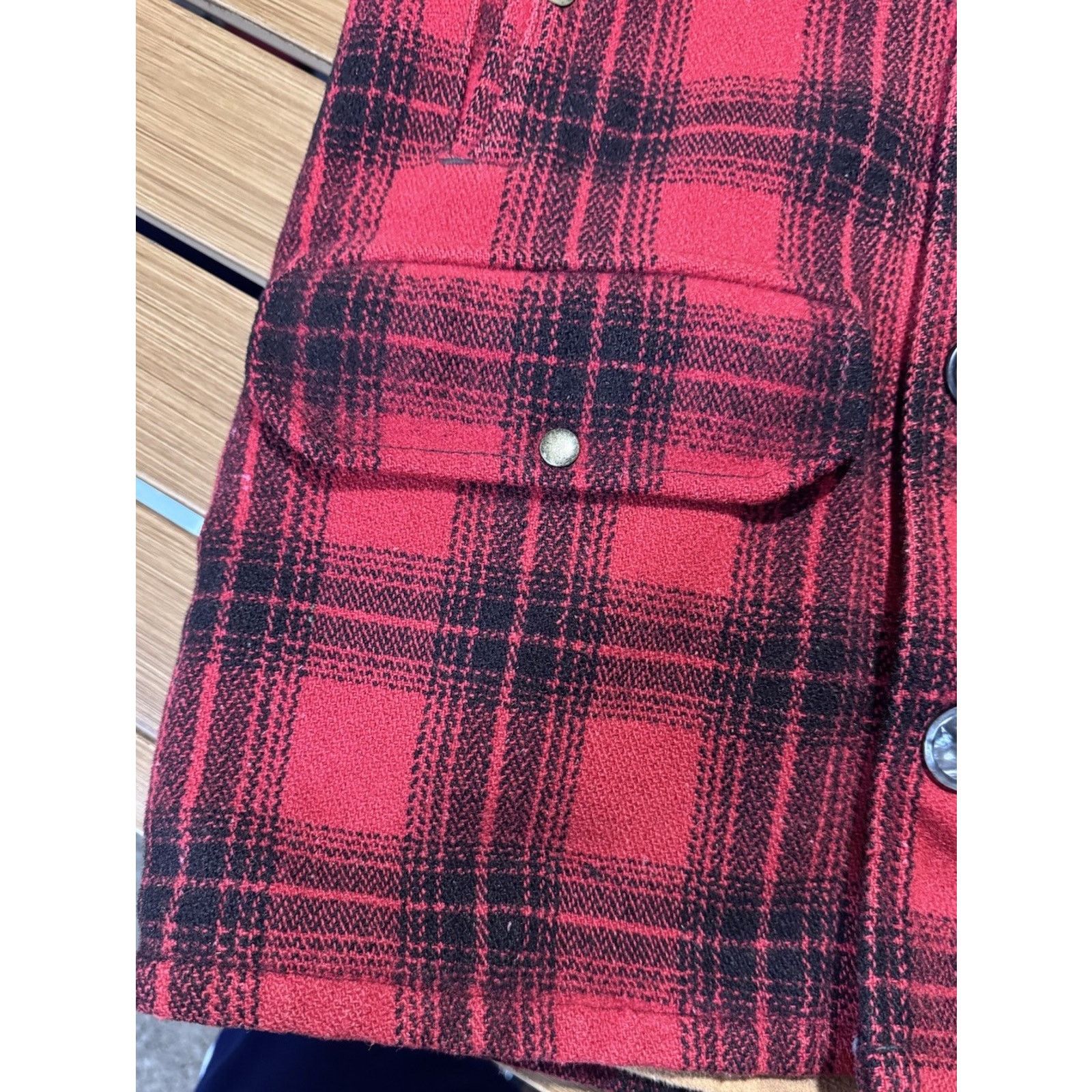 Other 1970s Johnson Woolen Mills Plaid Hunting Coat A 41 40 Size US M / EU 48-50 / 2 - 9 Thumbnail
