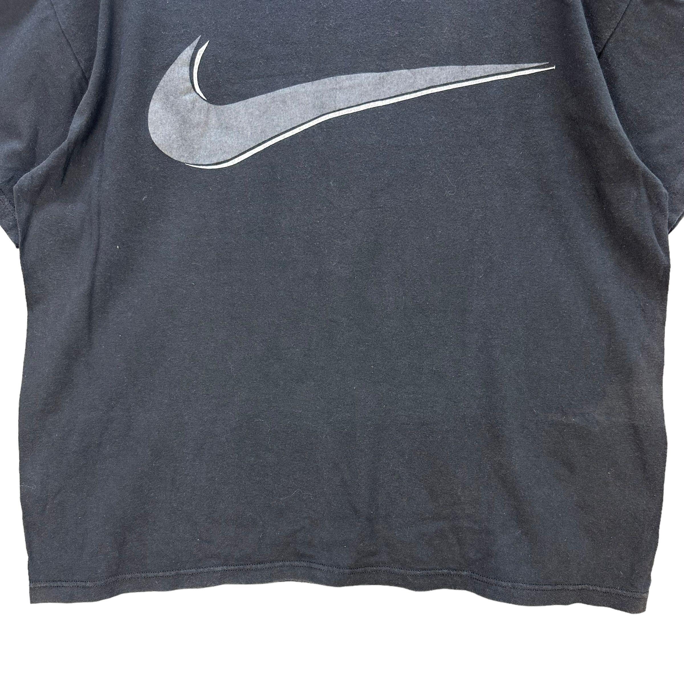Nike Vintage 90's Nike Made In Usa Big Swoosh Tee #A2-0044 Size US L / EU 52-54 / 3 - 3 Thumbnail