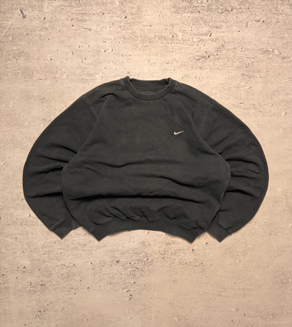 Nike × Vintage NIKE VINTAGE BASIC LOGO OVERSIZE BOXY SWEATSHIRT Size US S / EU 44-46 / 1 - 1 Thumbnail