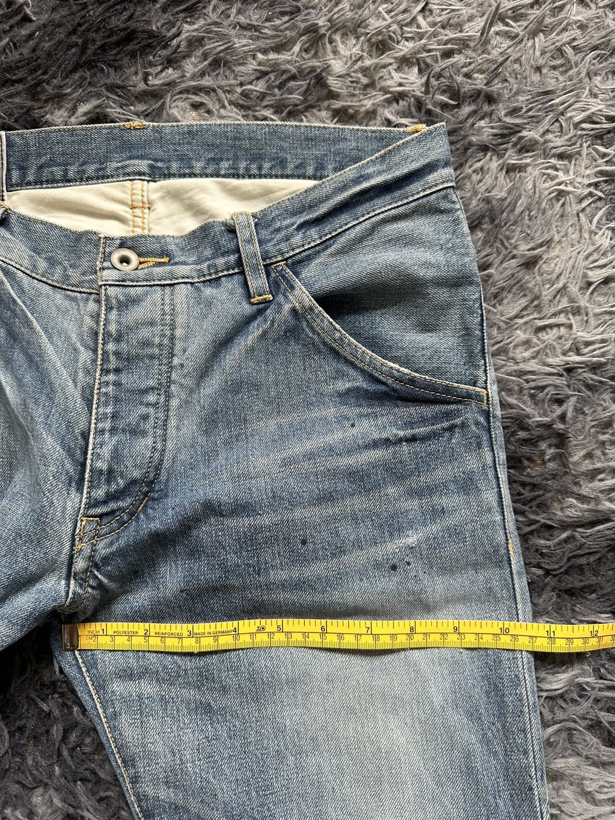 Kazuyuki Kumagai Attachment 2010's Attachment Japan distressed blue denim Size US 32 / EU 48 - 23 Thumbnail