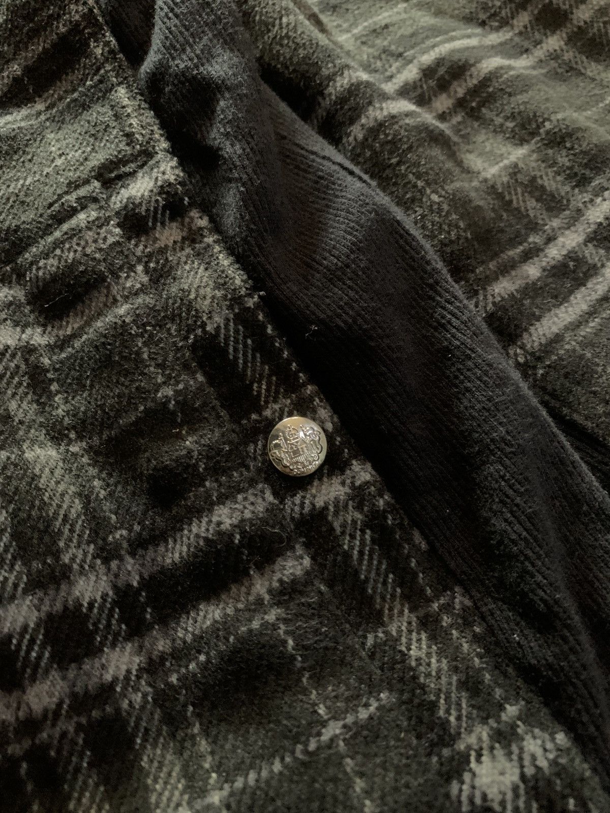 Japanese Brand Double Focus Fur Multi Pocket Jacket Tartan LGB Style Size US L / EU 52-54 / 3 - 8 Thumbnail