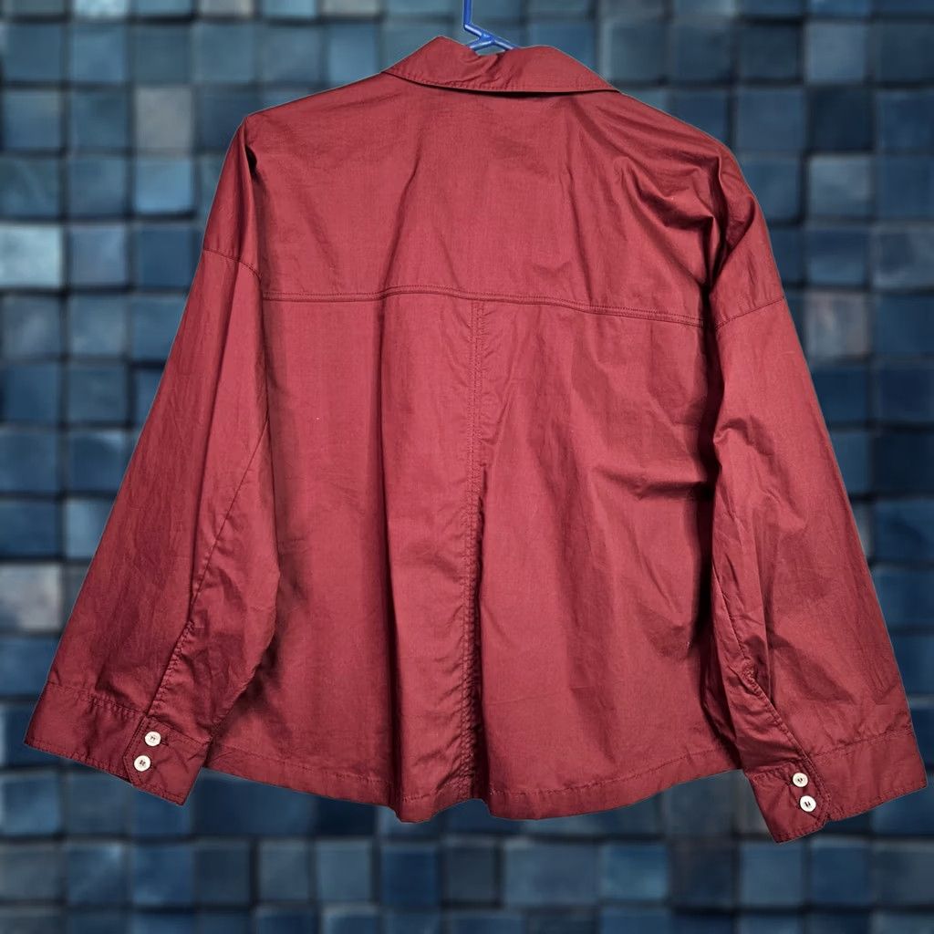 Zara ZARA Button Up Shirt Women Casual Long Sleeve Red Size M Size M / US 6-8 / IT 42-44 - 1 Thumbnail