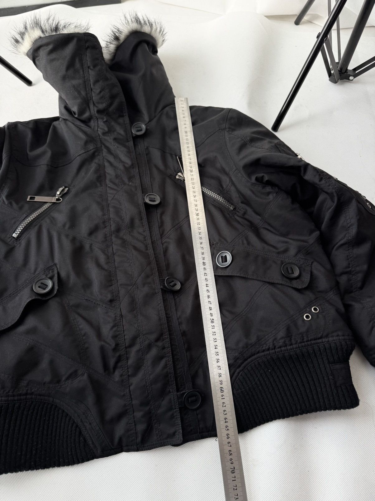 Japanese Brand Vintage Fur N2b Bomber Jacket Alpha Industries Style Ma-1 XL Size US XS / EU 42 / 0 - 21 Thumbnail
