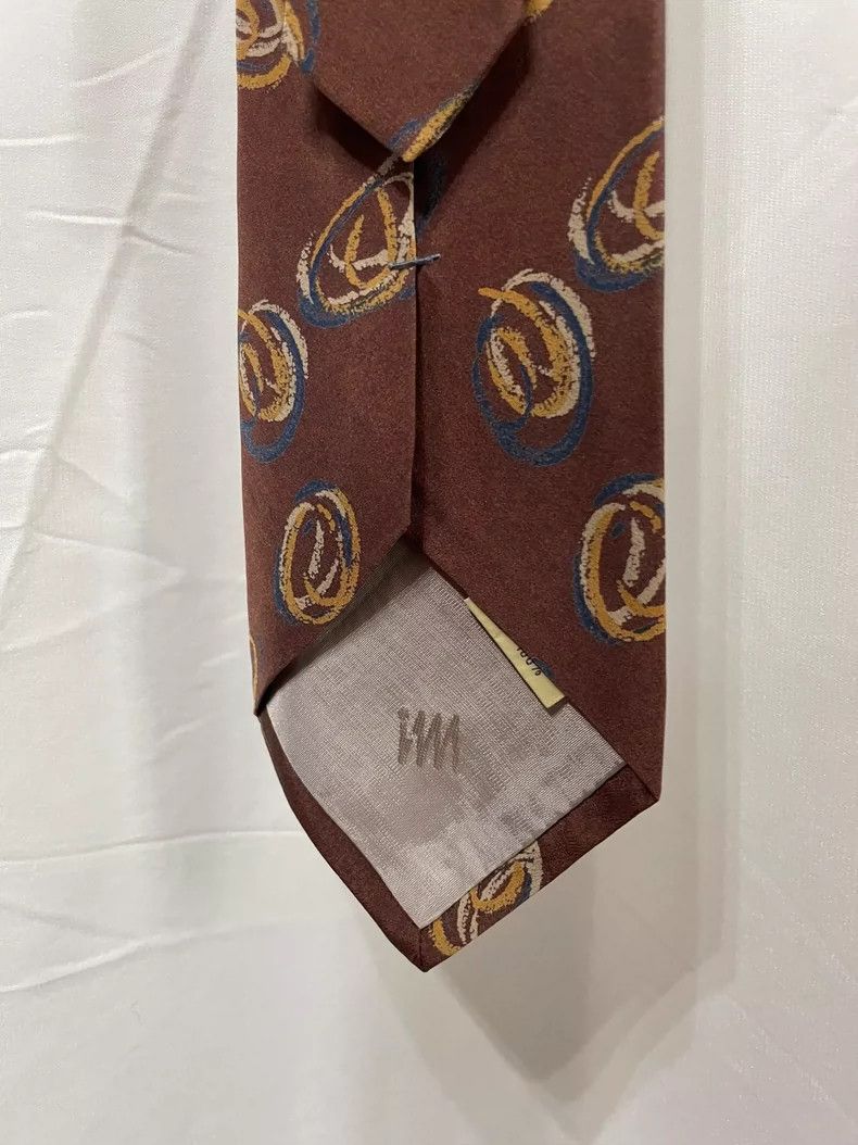 Issey Miyake Issey Miyake Medieval Silk Tie with Interesting Geometric P Size ONE SIZE - 5 Thumbnail