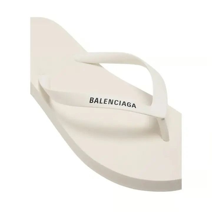 Balenciaga o1w1db10526 Thong Sandals in White Size US 10 / IT 40 - 3 Thumbnail