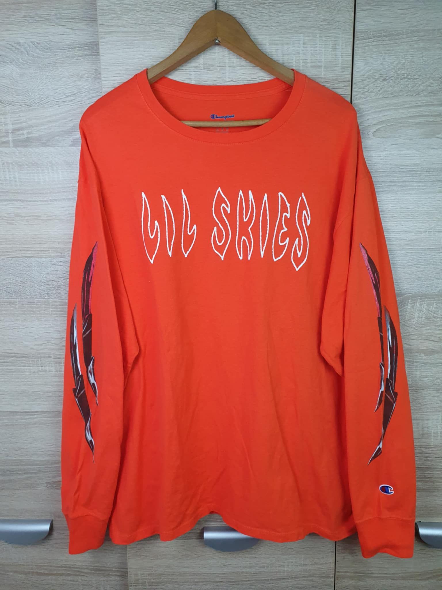 Champion Lil skies x Champion long sleeve Size US XL / EU 56 / 4 - 1 Thumbnail