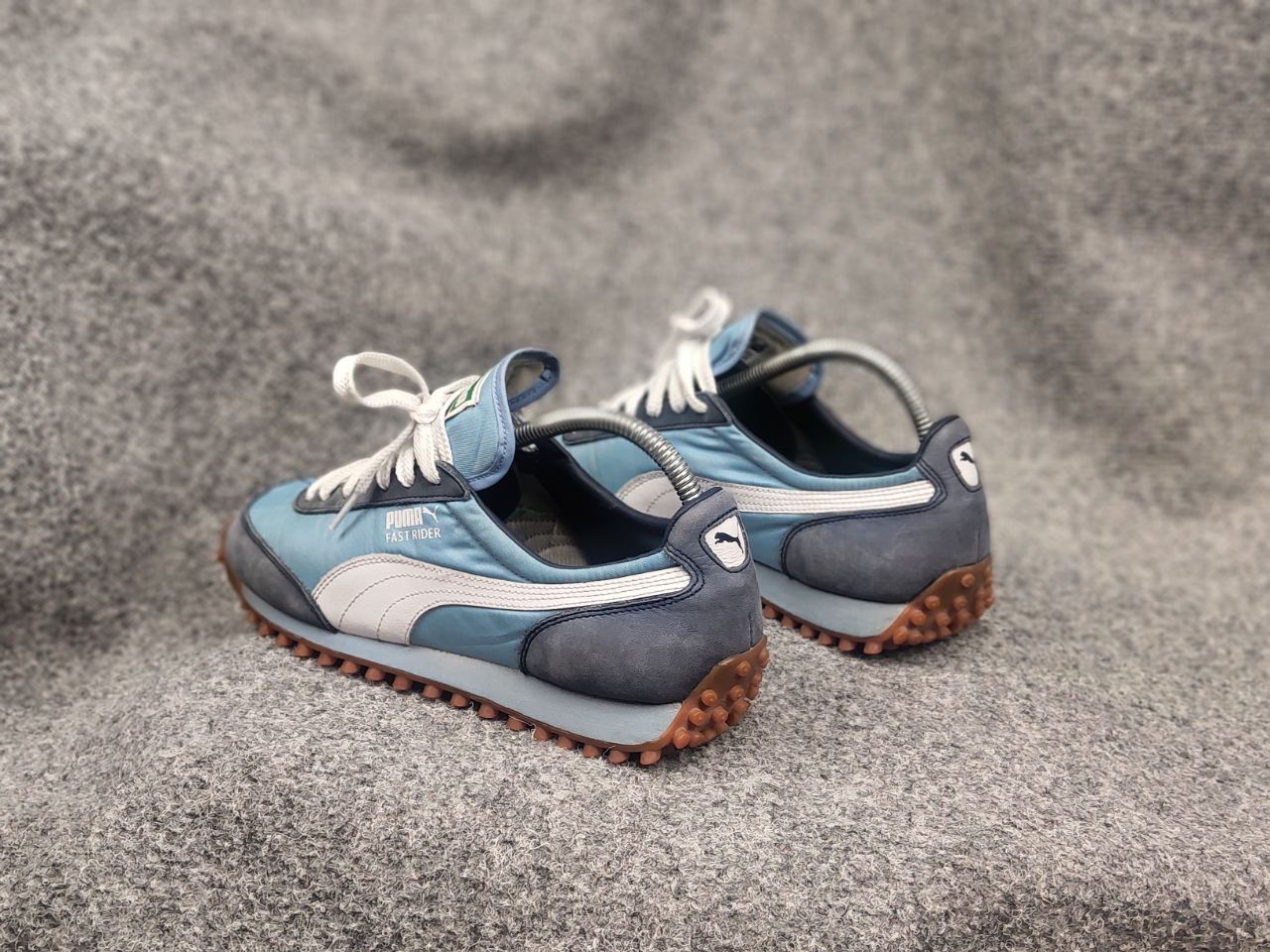 Puma Vintage 00's Puma Fast Rider Blue Logo Sneakers Shoes Y2K Size US 7 / IT 37 - 12 Thumbnail
