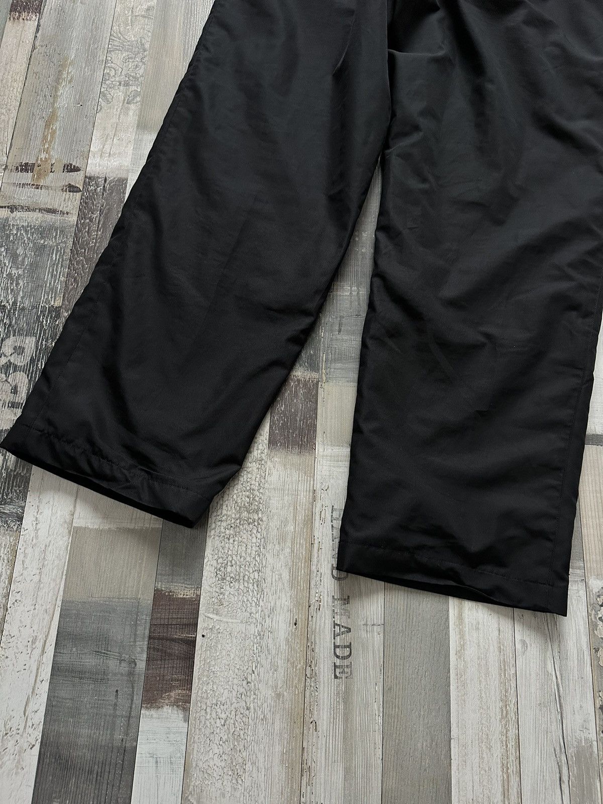 Vintage Y2K Nike Track Pants Baggy Black Drill Gorpcore