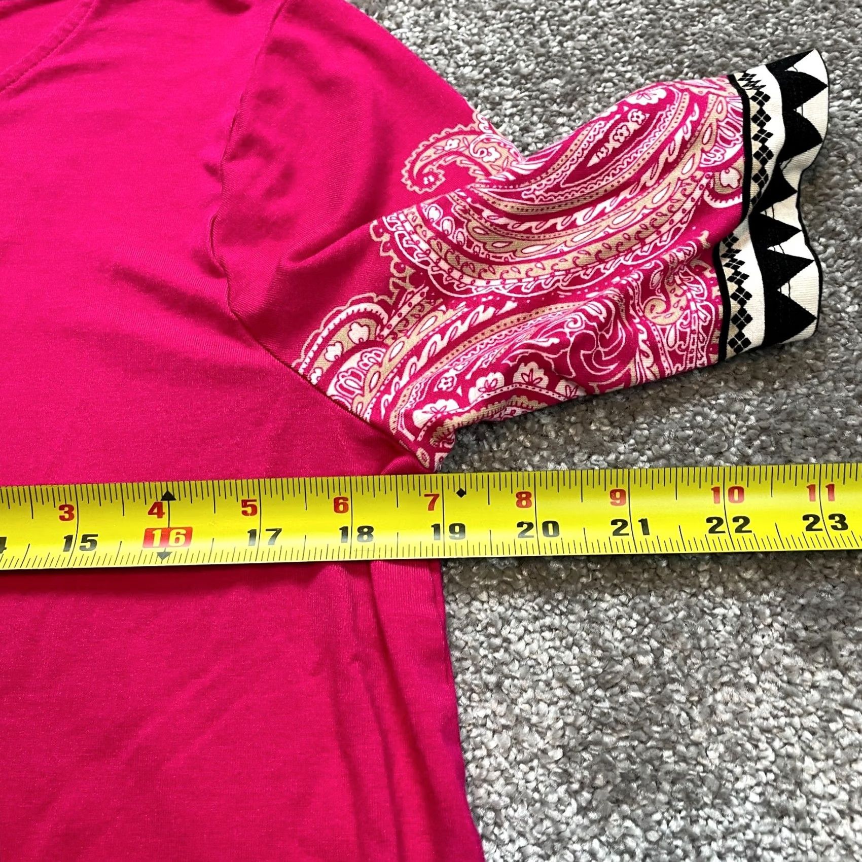 Vintage Chico's Shirt Womens Chico's Size 1 US Size Medium 8 Pink 3/4 Sleeve Rayon Top Shirt Women M Pink 3/4 Sleeve Rayon Top Chico's Size M / US 6-8 / IT 42-44 - 5 Thumbnail