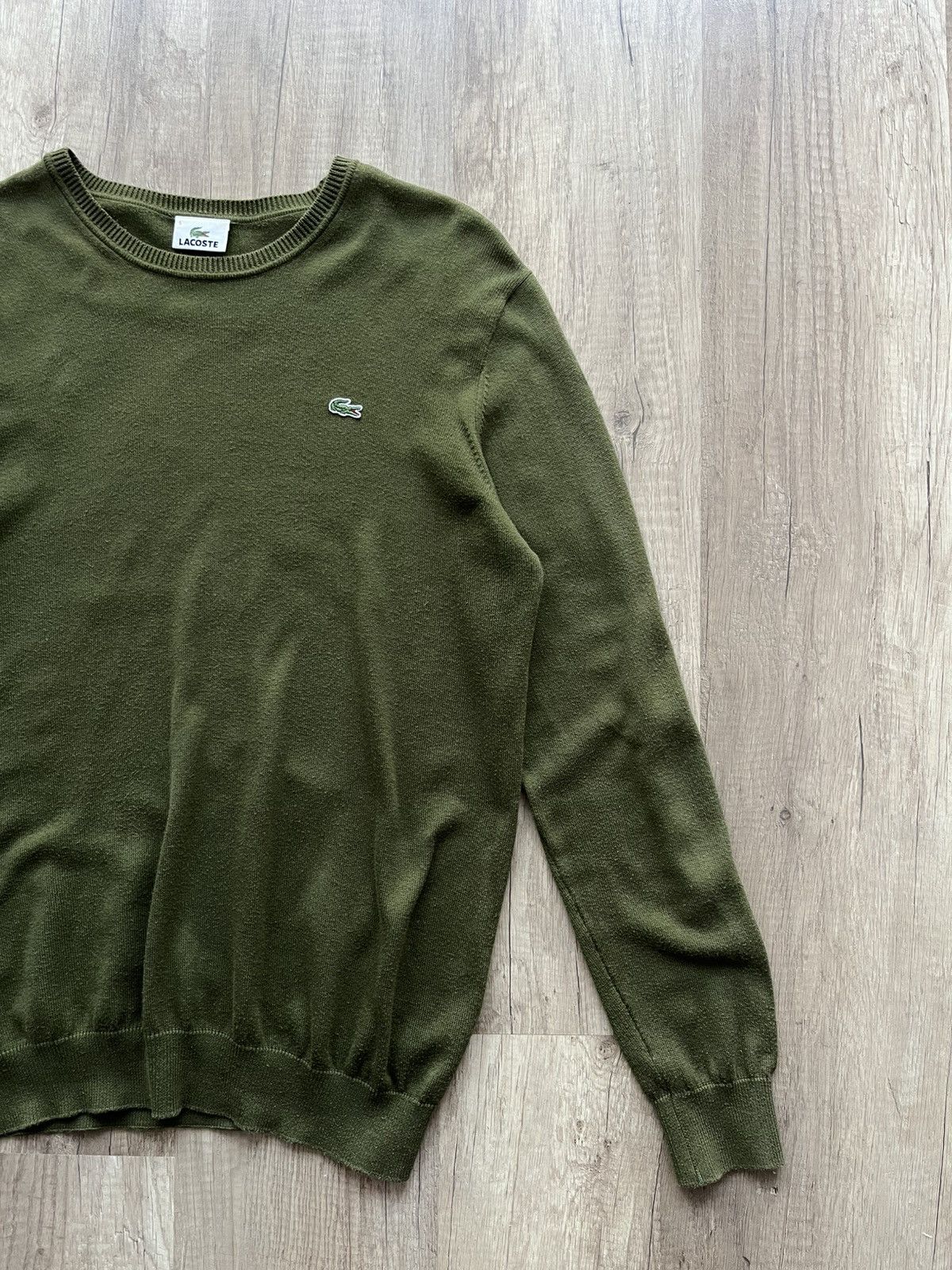 Lacoste × Vintage Lacoste Sweater, 100% Cotton, Original Size US L / EU 52-54 / 3 - 3 Thumbnail