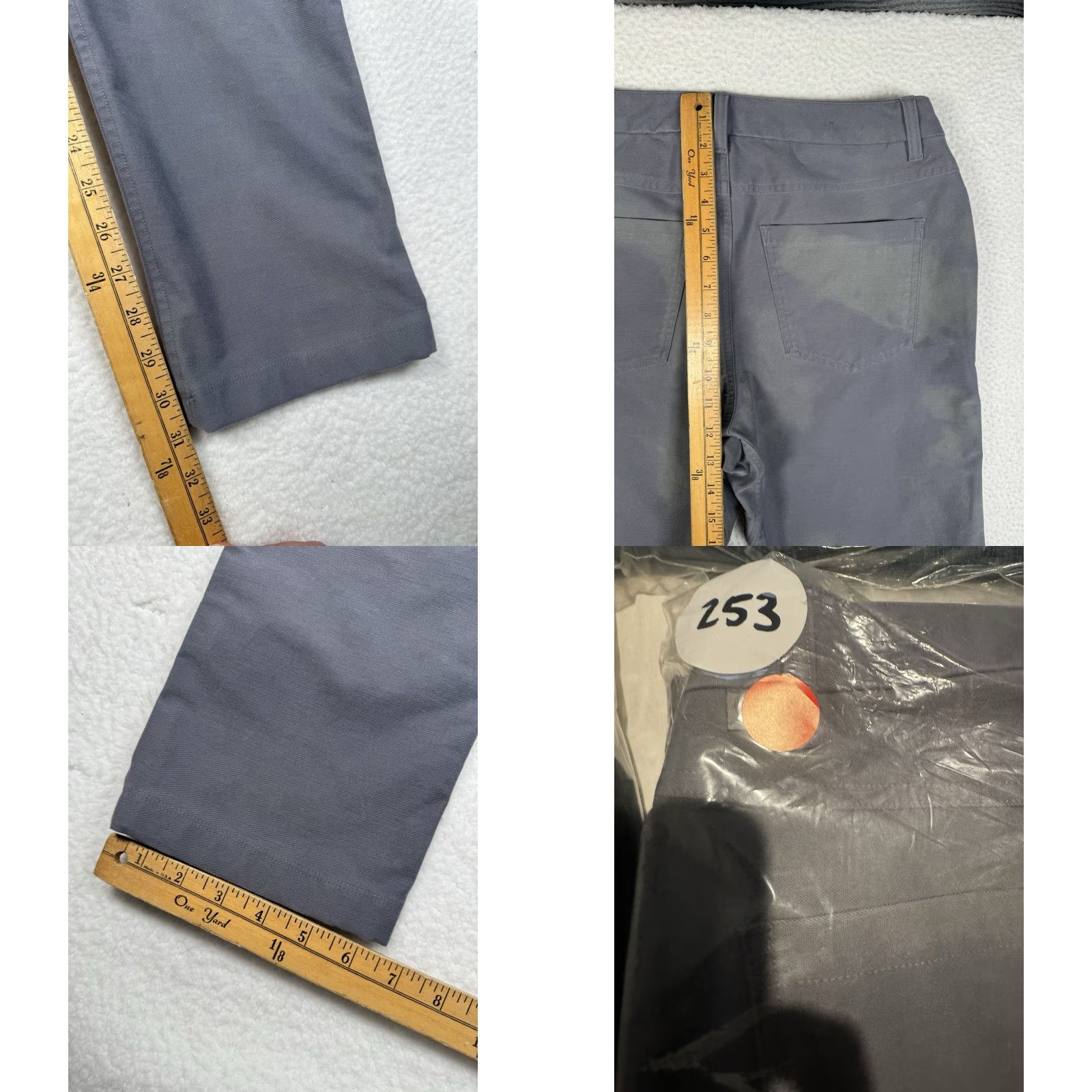 Lululemon Lululemon Pants Mens 30x31 Commission Slim Light Gray Warpstreme Chinos - Read Mens Pants Slim 30x31 Gray Chino City Warpstreme Read Size US 30 / EU 46 - 8 Thumbnail