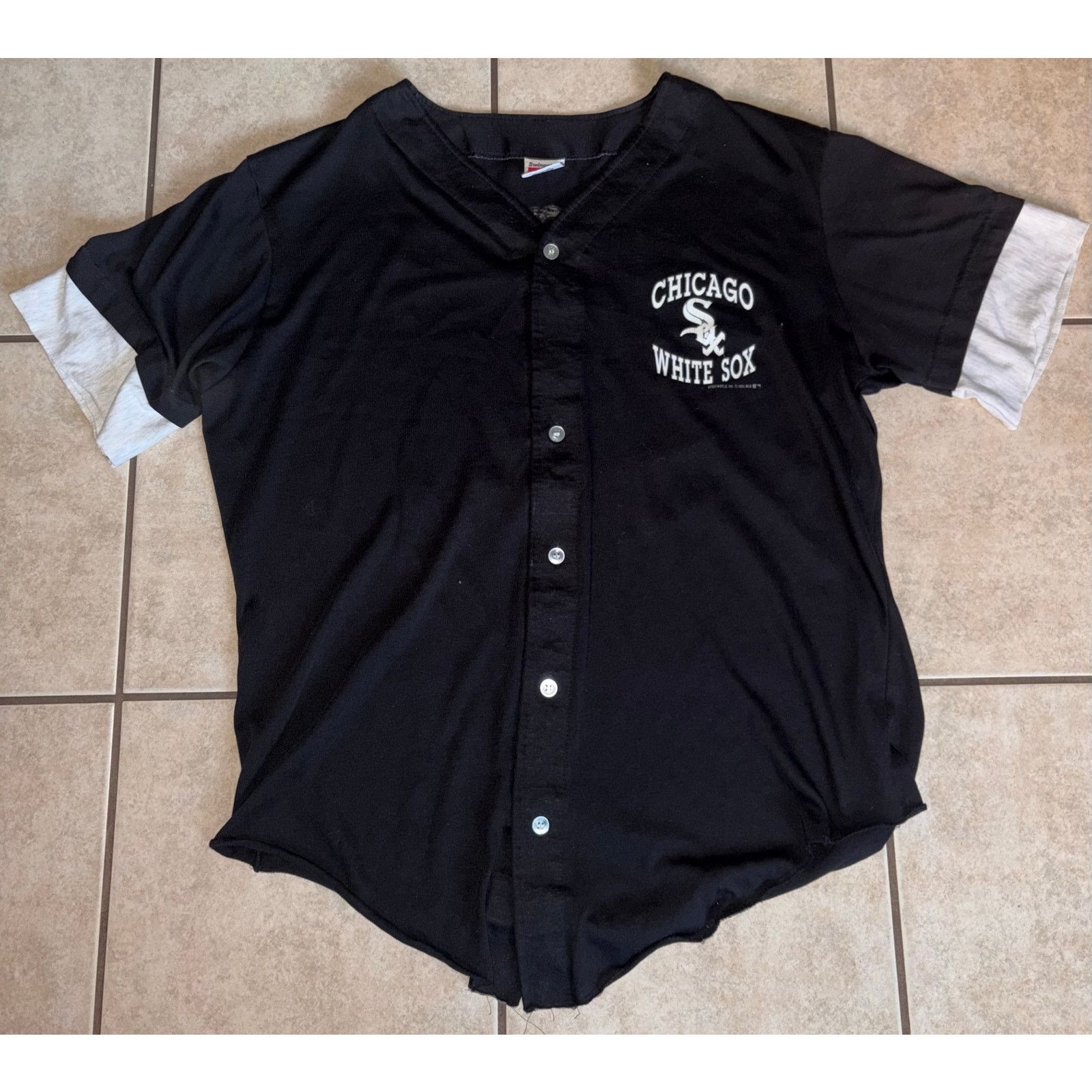 Swingster Chicago white Sox swingster brockworld vintage shirt XL 90s Size US XL / EU 56 / 4 - 1 Thumbnail